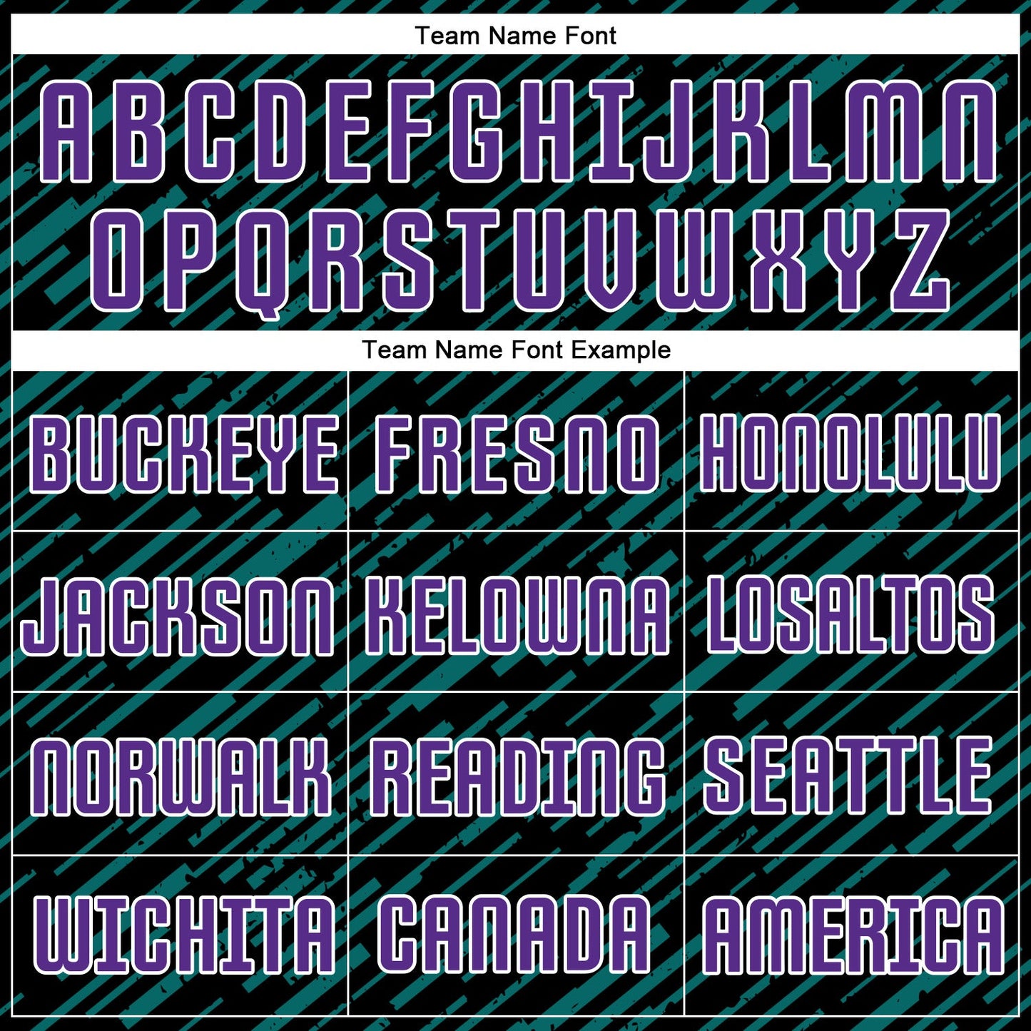 Custom Black Purple Teal-White Line Sports Sublimation Soccer Uniform Jersey view 5