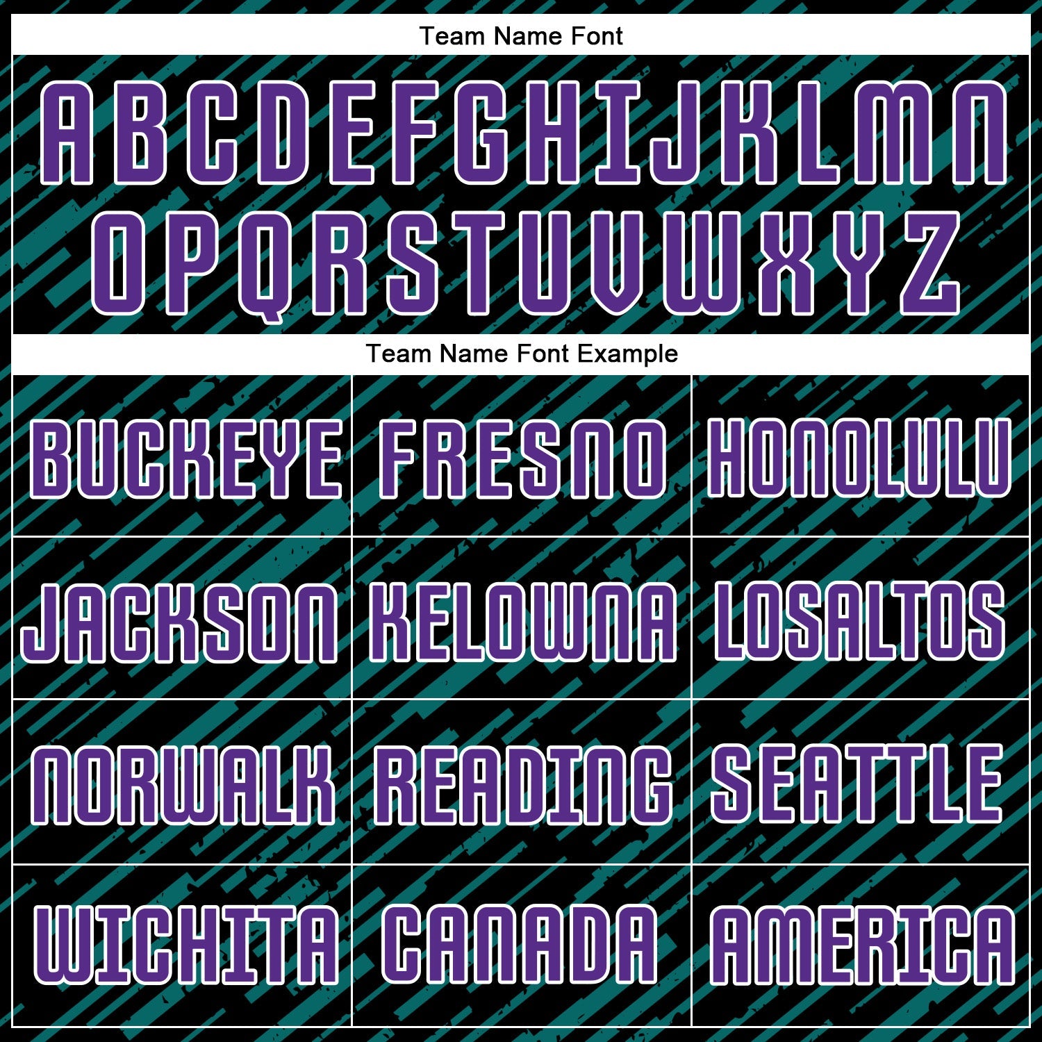 Custom Black Purple Teal-White Line Sports Sublimation Soccer Uniform Jersey view 5
