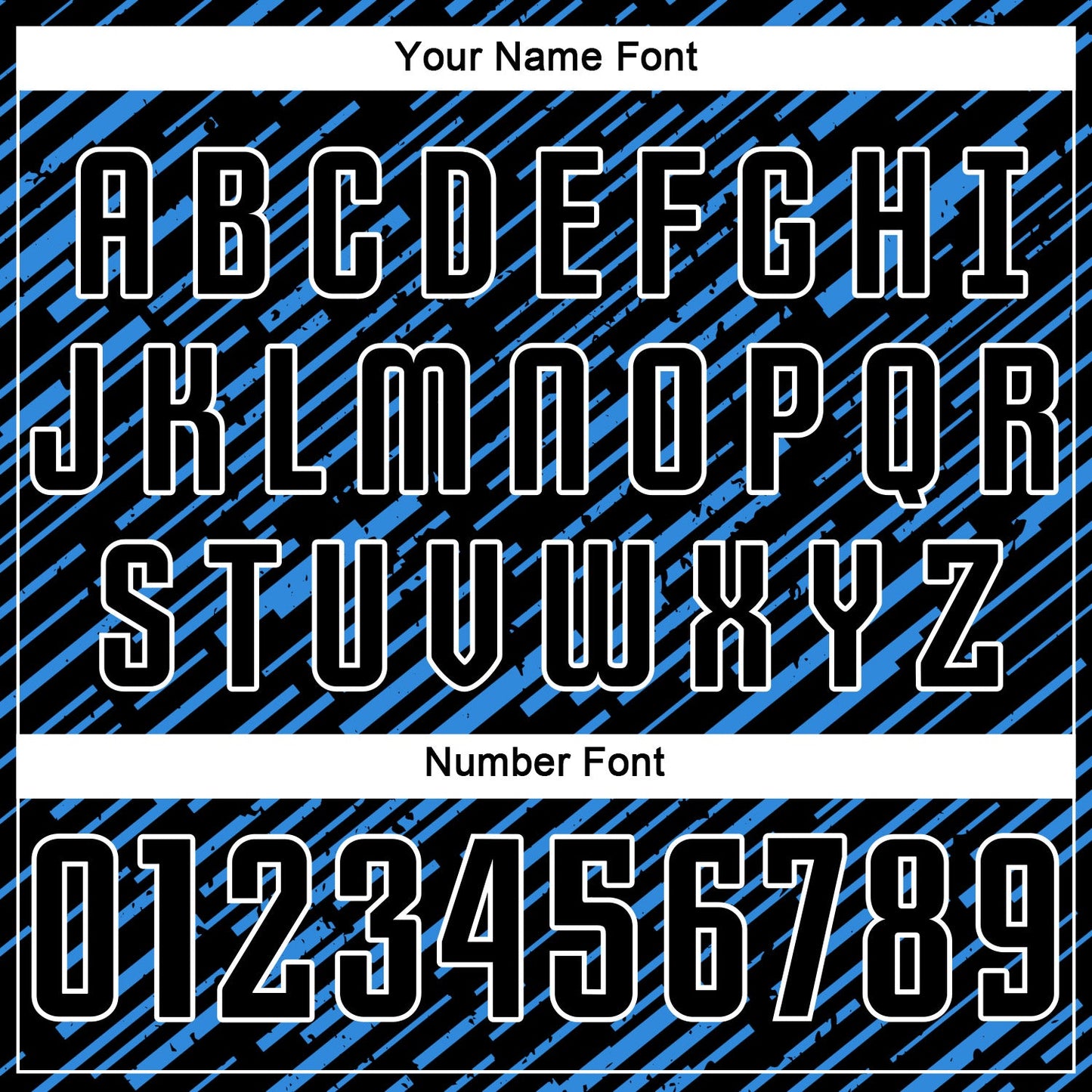 Custom Black Powder Blue-White Line Sports Sublimation Soccer Uniform Jersey view 6