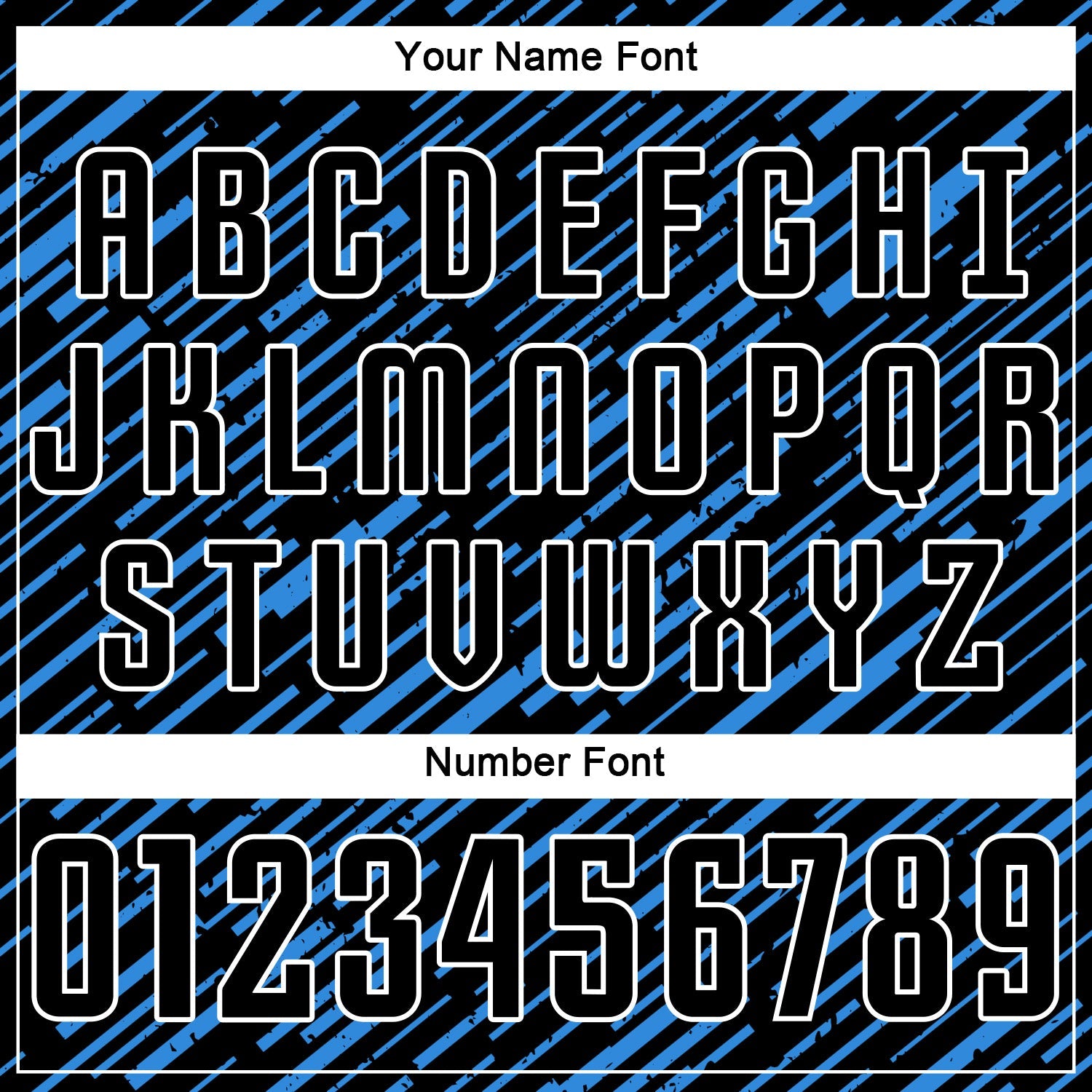 Custom Black Powder Blue-White Line Sports Sublimation Soccer Uniform Jersey view 6