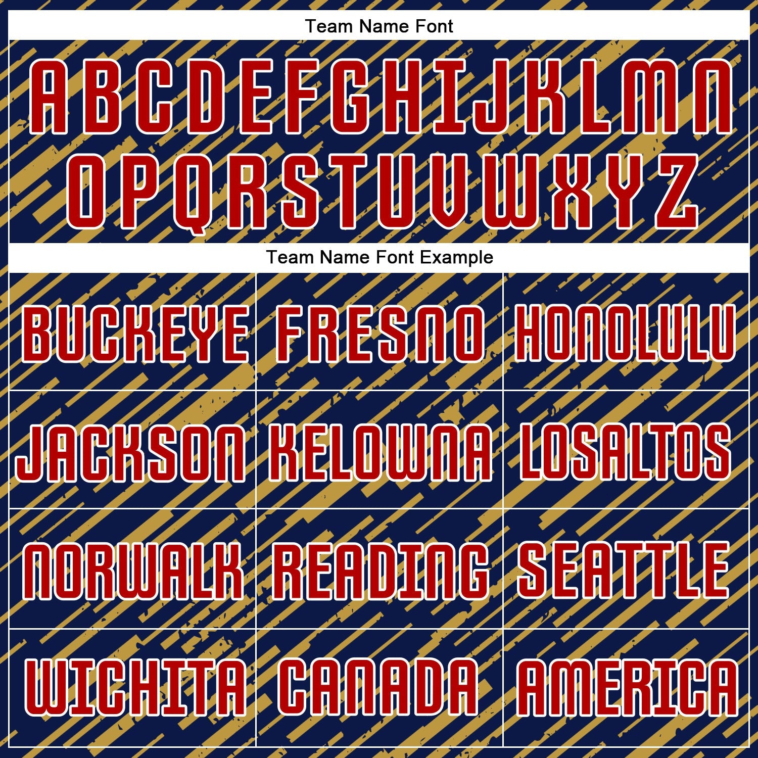 Custom Navy Red Old Gold-White Line Sports Sublimation Soccer Uniform Jersey view 5