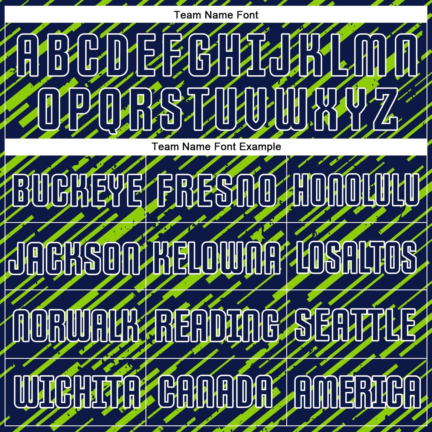 Custom Navy Neon Green-White Line Sports Sublimation Soccer Uniform Jersey view 5
