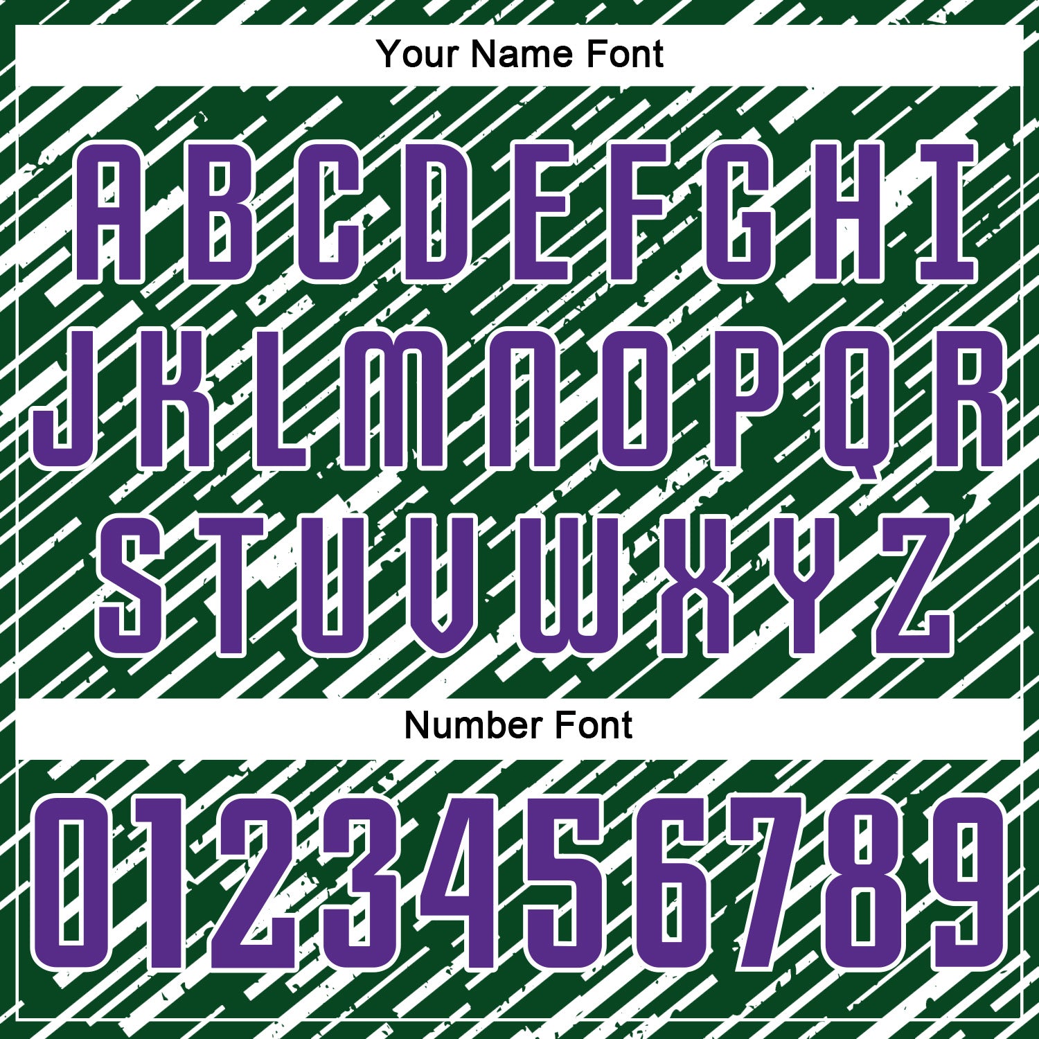 Custom Green Purple-White Line Sports Sublimation Soccer Uniform Jersey view 6