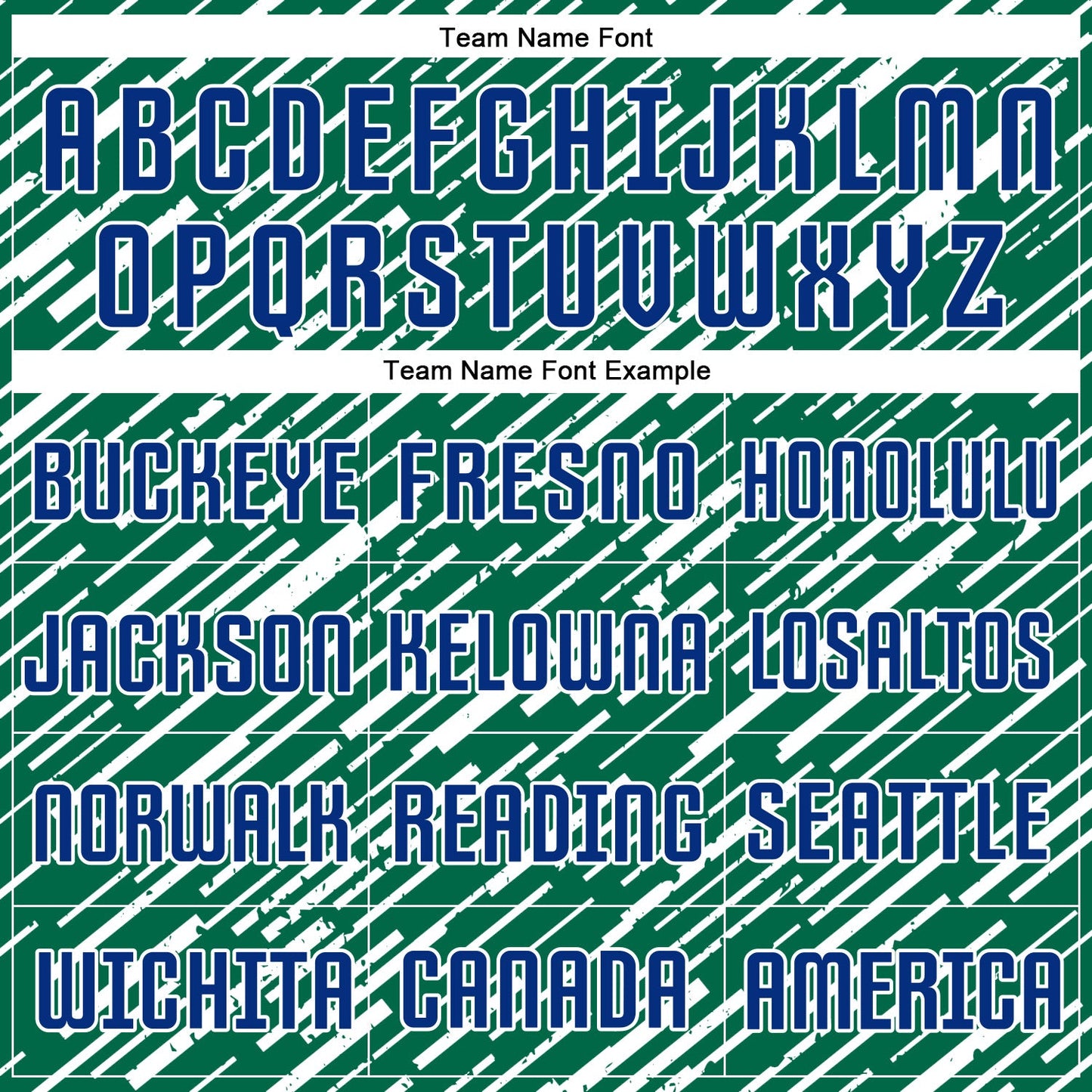 Custom Kelly Green Royal-White Line Sports Sublimation Soccer Uniform Jersey view 5