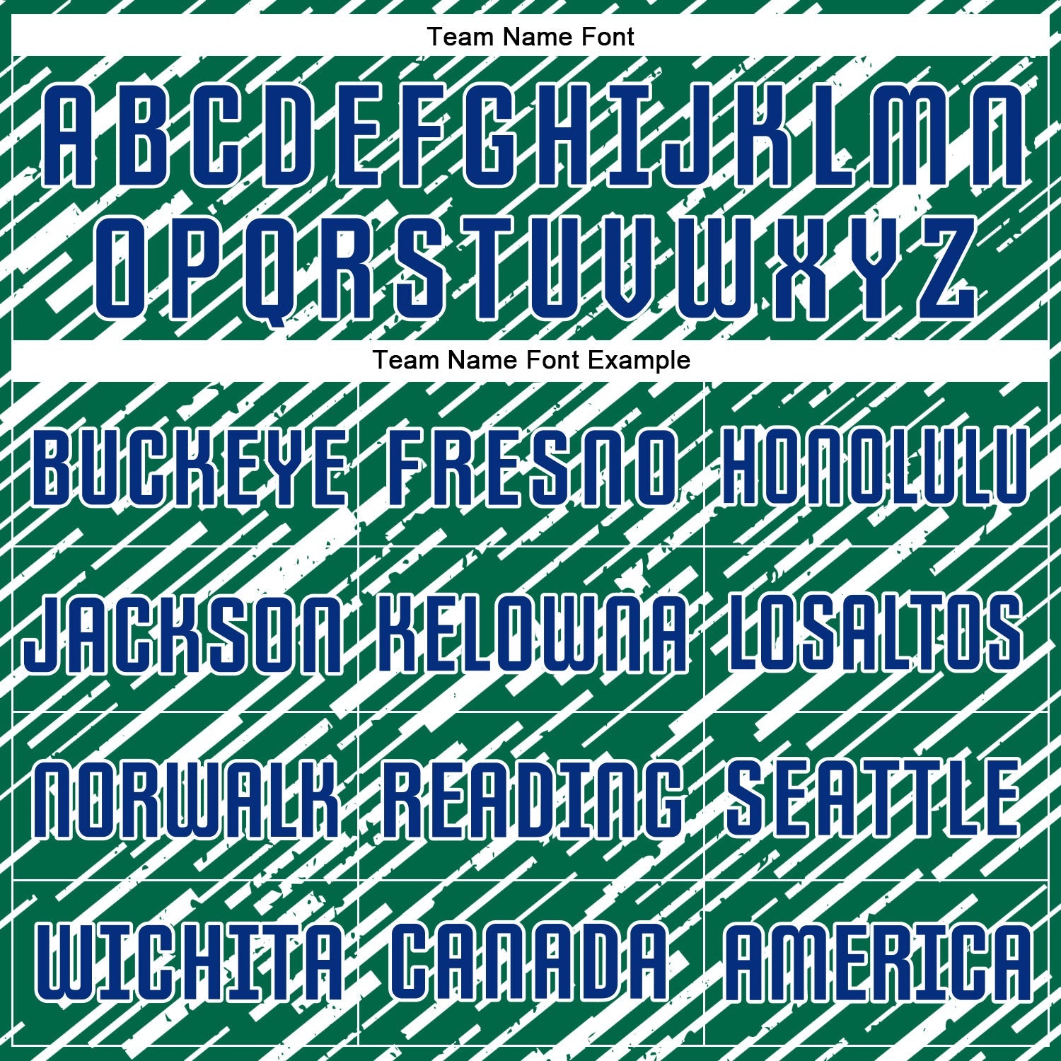Custom Kelly Green Royal-White Line Sports Sublimation Soccer Uniform Jersey view 5