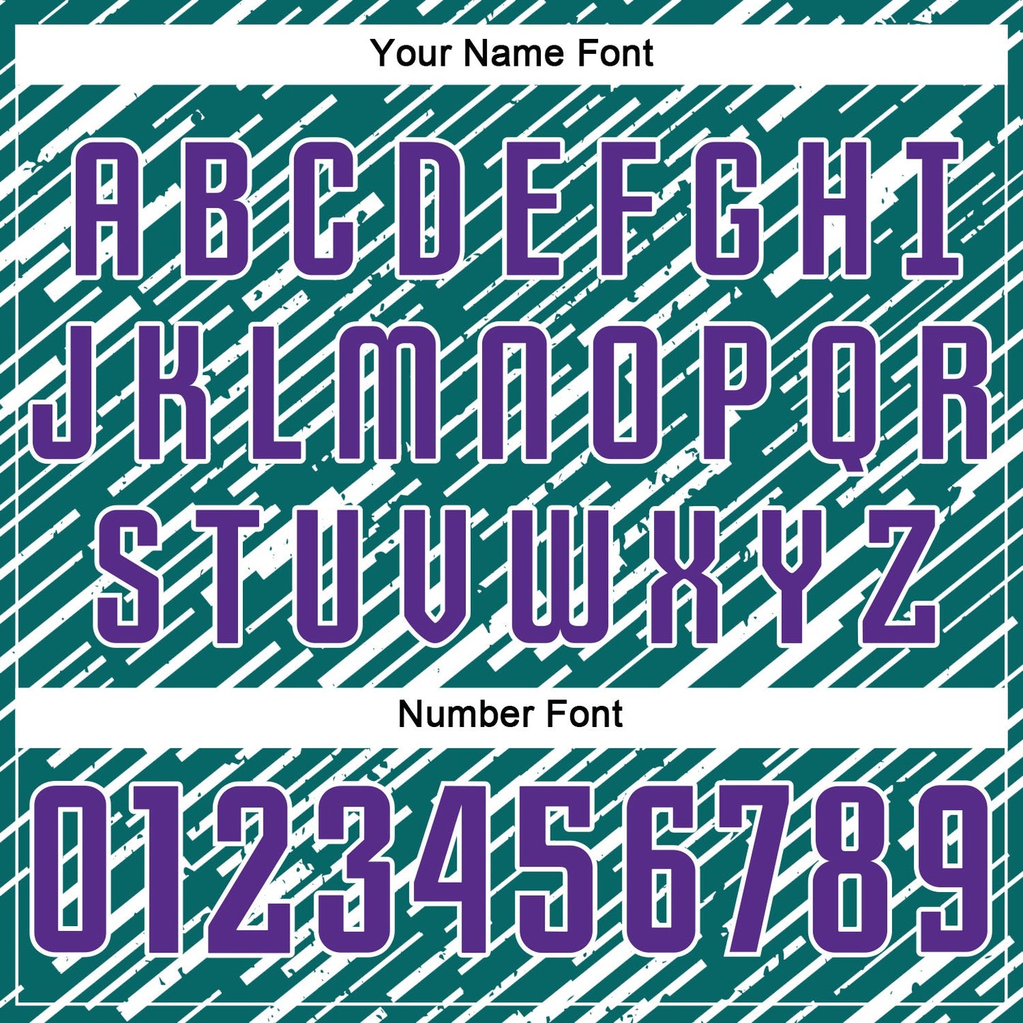 Custom Teal Purple-White Line Sports Sublimation Soccer Uniform Jersey view 6