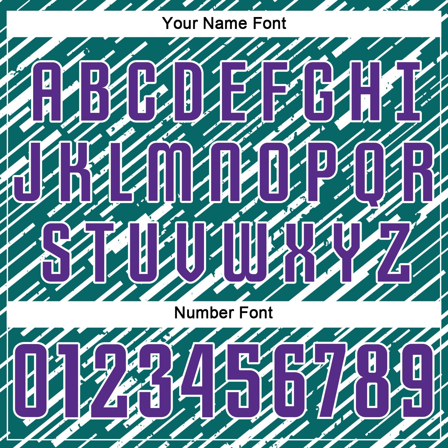 Custom Teal Purple-White Line Sports Sublimation Soccer Uniform Jersey view 6