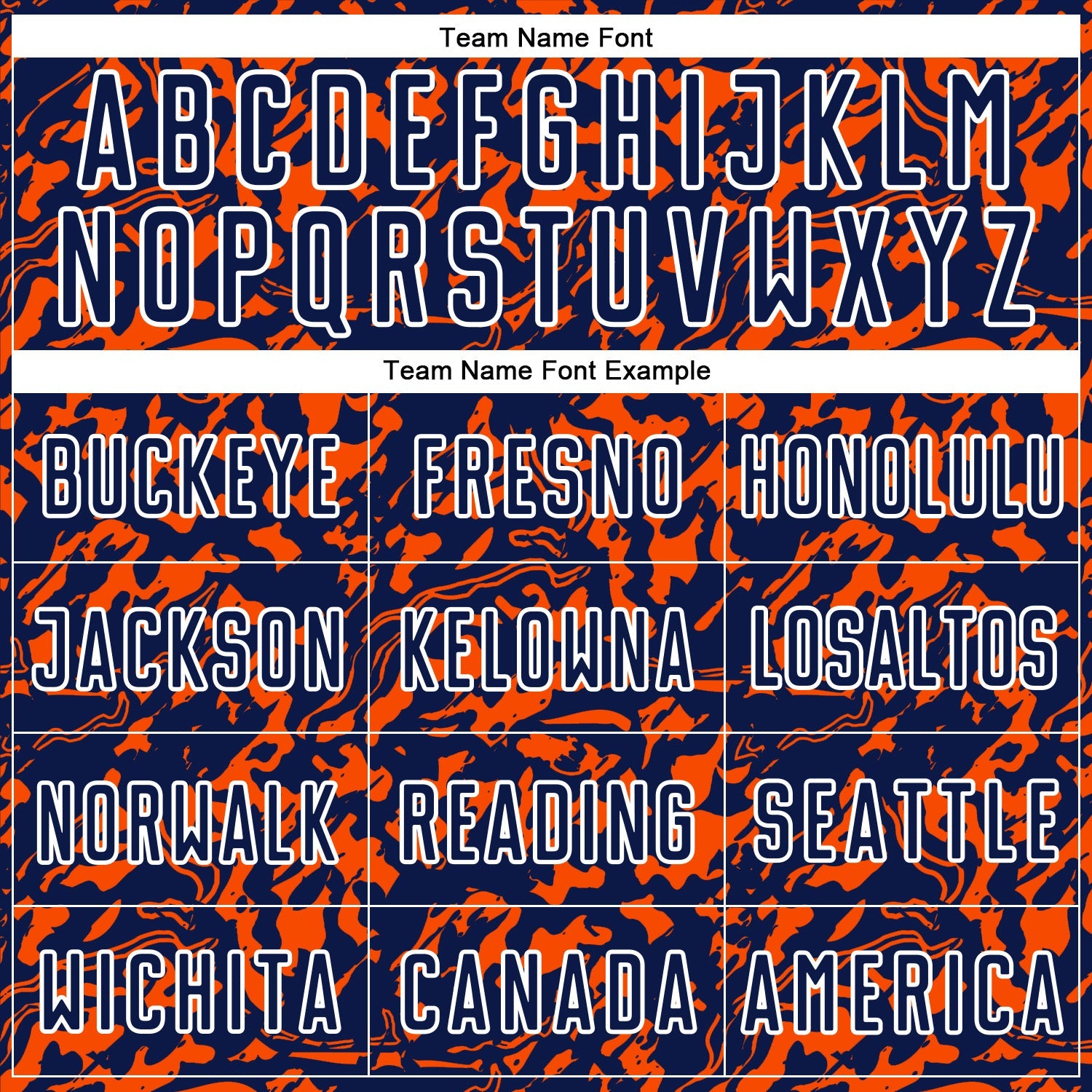 Custom Navy Orange-White Liquid Fluid Pattern Sports Sublimation Soccer Uniform Jersey view 5