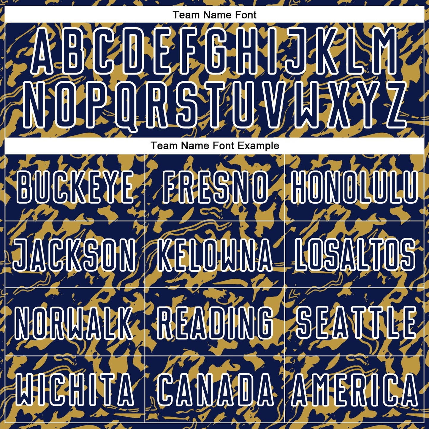 Custom Navy Old Gold-White Liquid Fluid Pattern Sports Sublimation Soccer Uniform Jersey view 5