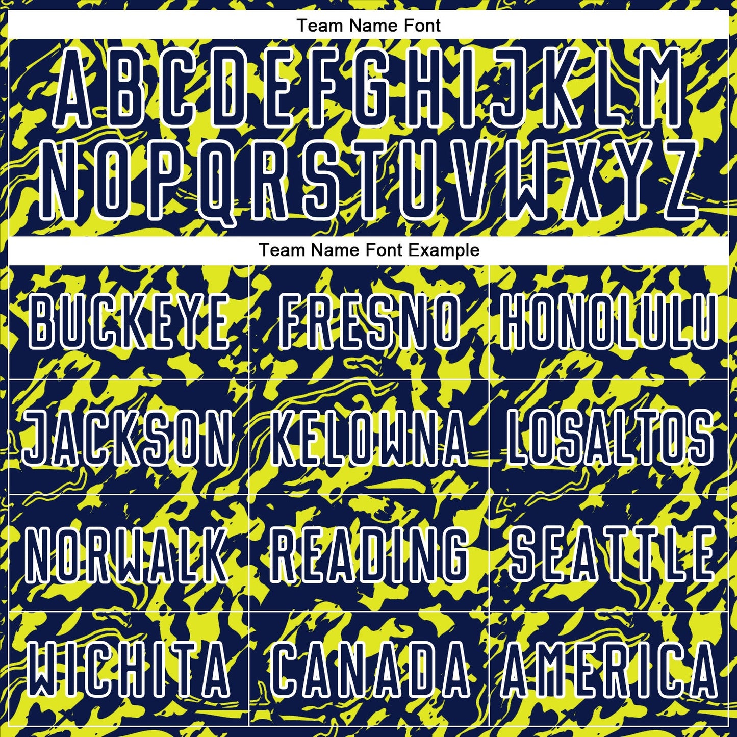 Custom Navy Neon Yellow-White Liquid Fluid Pattern Sports Sublimation Soccer Uniform Jersey view 5