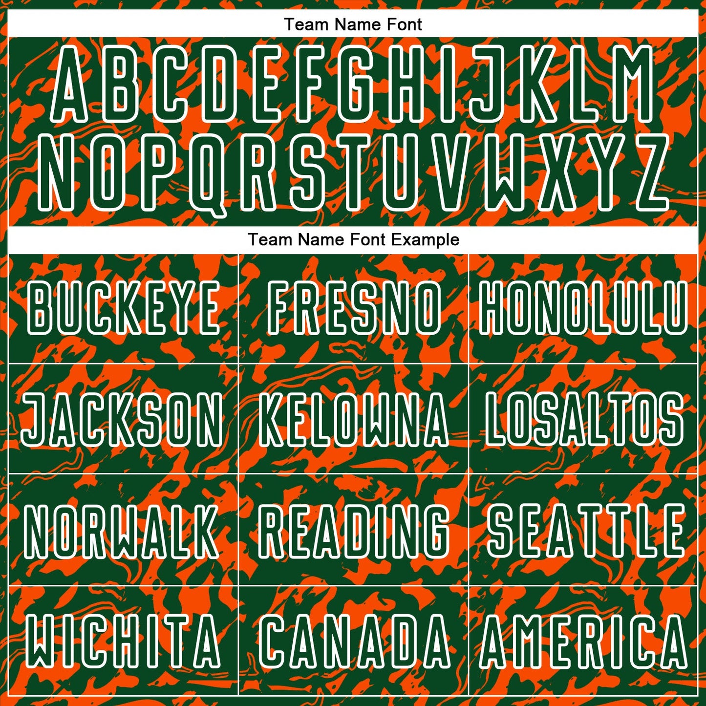Custom Green Orange-White Liquid Fluid Pattern Sports Sublimation Soccer Uniform Jersey view 5