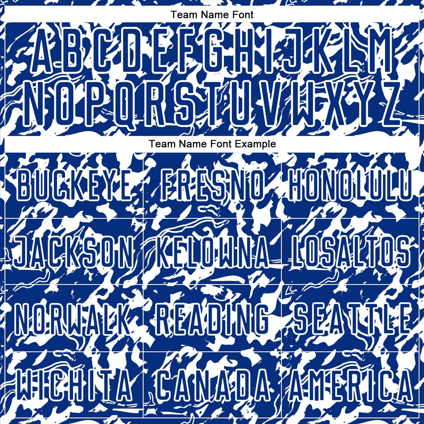 Custom Royal White Liquid Fluid Pattern Sports Sublimation Soccer Uniform Jersey view 5