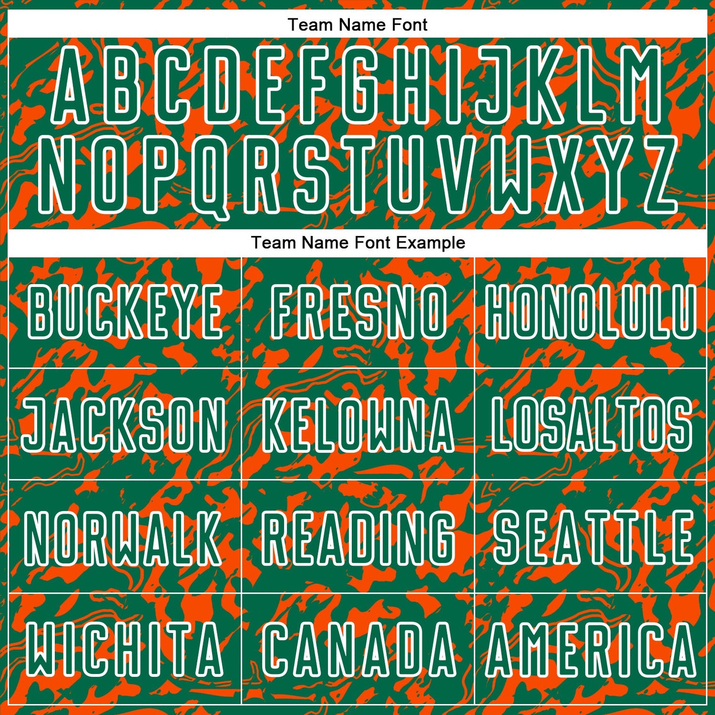 Custom Kelly Green Orange-White Liquid Fluid Pattern Sports Sublimation Soccer Uniform Jersey view 5