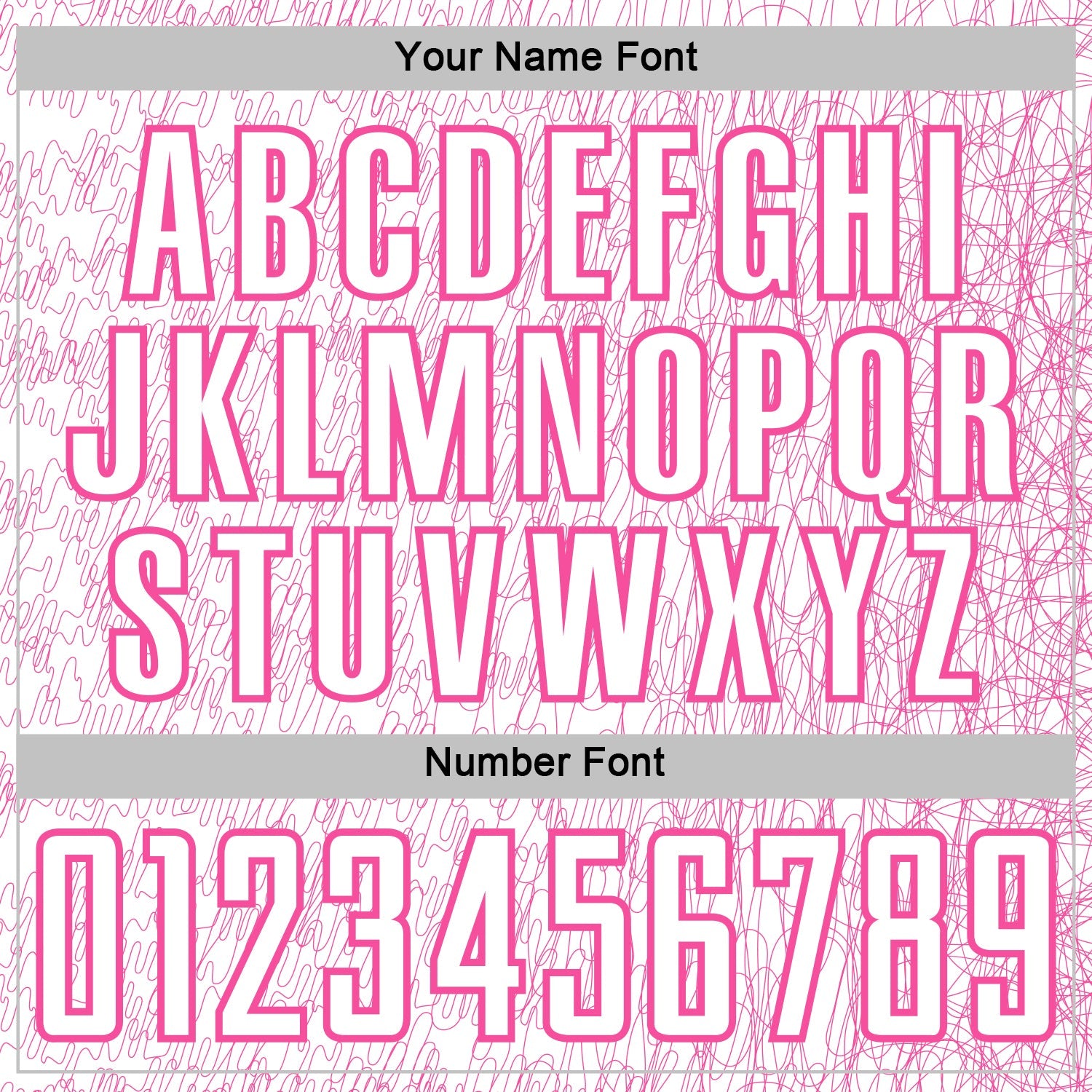Custom White Pink Abstract Scribble Curve Line Pattern Sports Sublimation Soccer Uniform Jersey view 6