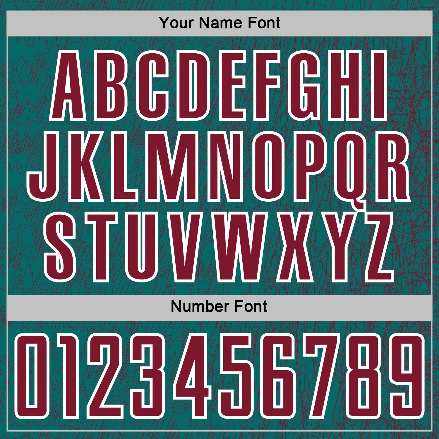 Custom Teal Crimson-White Abstract Scribble Curve Line Pattern Sports Sublimation Soccer Uniform Jersey view 6