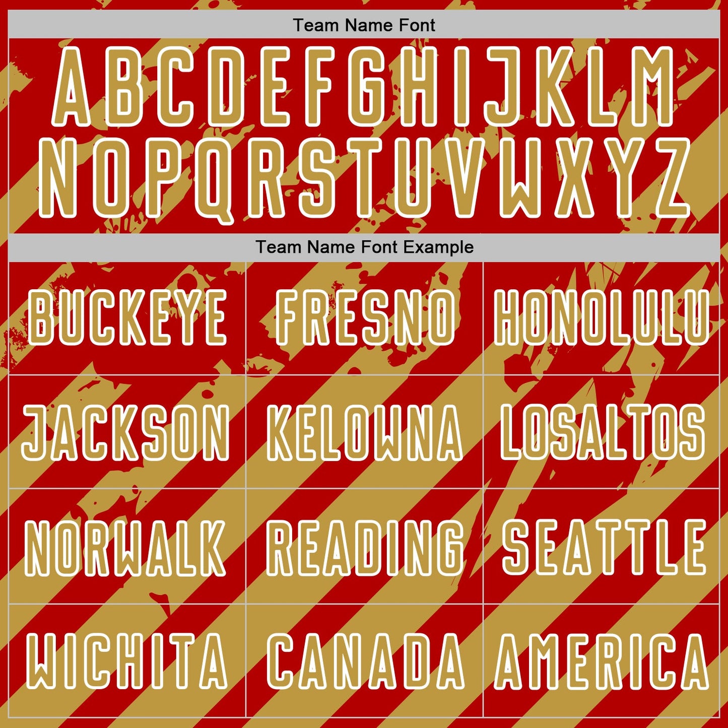 Custom Red Old Gold-White Distressed Diagonal Stripe Pattern Sports Sublimation Soccer Uniform Jersey view 5