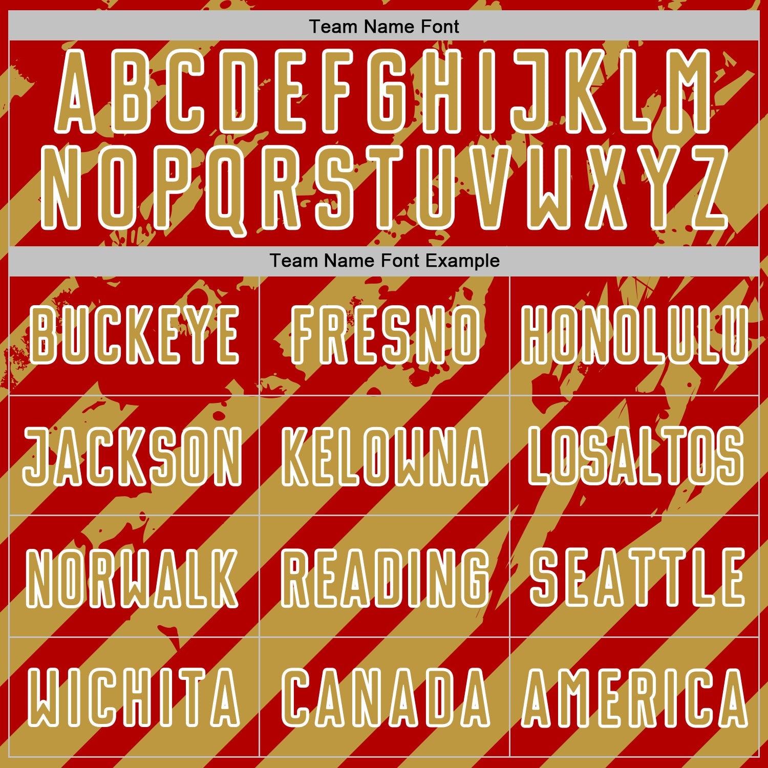 Custom Red Old Gold-White Distressed Diagonal Stripe Pattern Sports Sublimation Soccer Uniform Jersey view 5