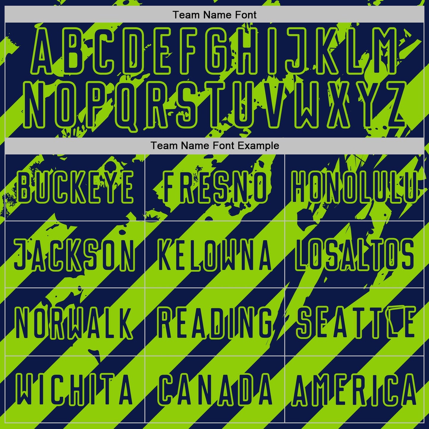 Custom Navy Neon Green Distressed Diagonal Stripe Pattern Sports Sublimation Soccer Uniform Jersey view 5