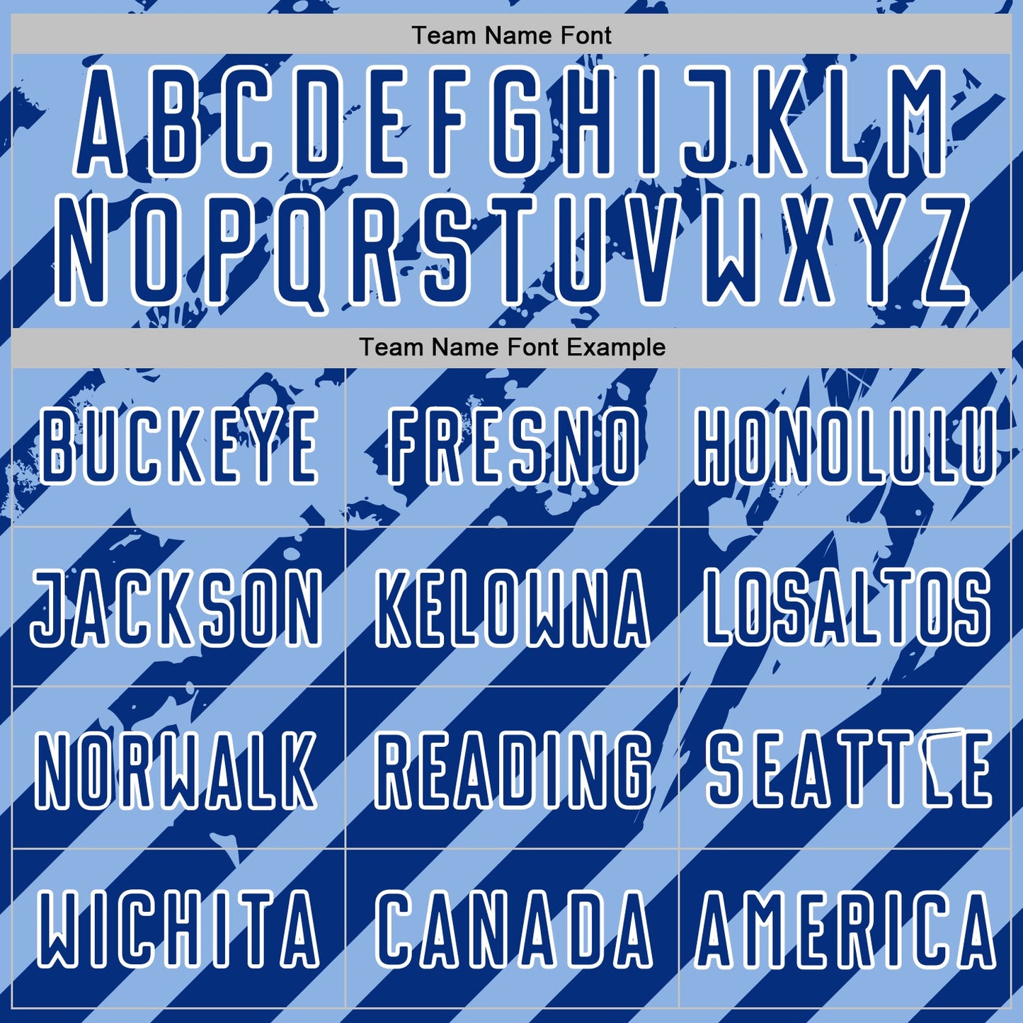 Custom Light Blue Royal-White Distressed Diagonal Stripe Pattern Sports Sublimation Soccer Uniform Jersey view 5