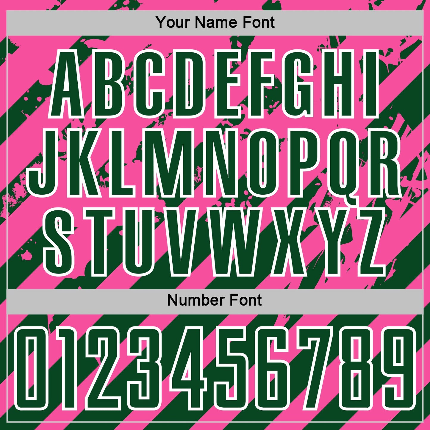 Custom Pink Green-White Distressed Diagonal Stripe Pattern Sports Sublimation Soccer Uniform Jersey view 6
