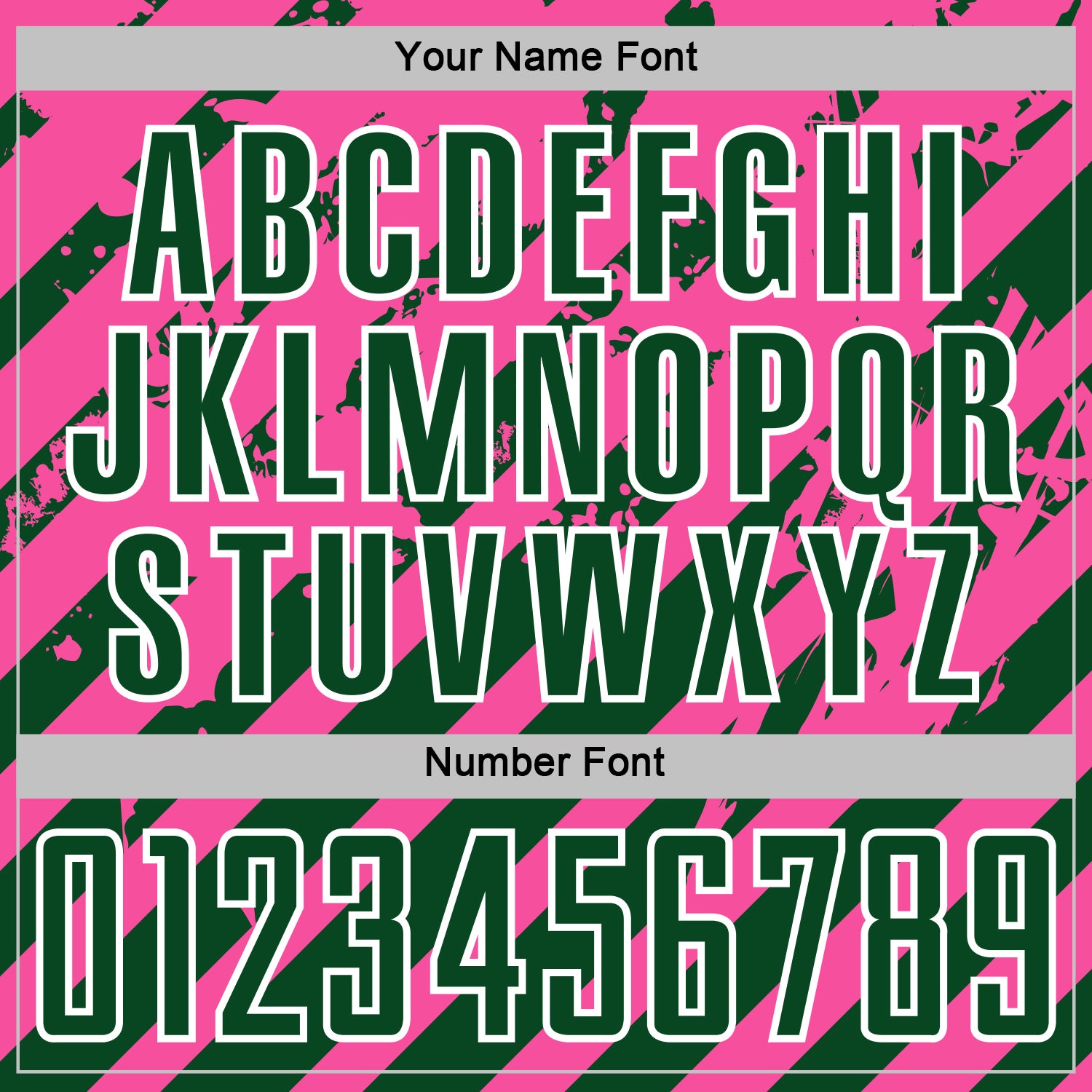 Custom Pink Green-White Distressed Diagonal Stripe Pattern Sports Sublimation Soccer Uniform Jersey view 6