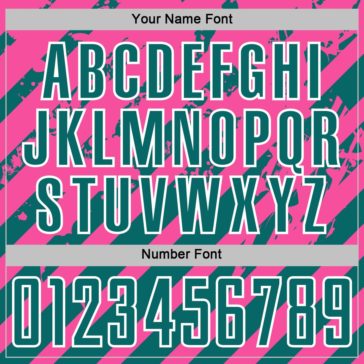 Custom Pink Teal-White Distressed Diagonal Stripe Pattern Sports Sublimation Soccer Uniform Jersey view 6