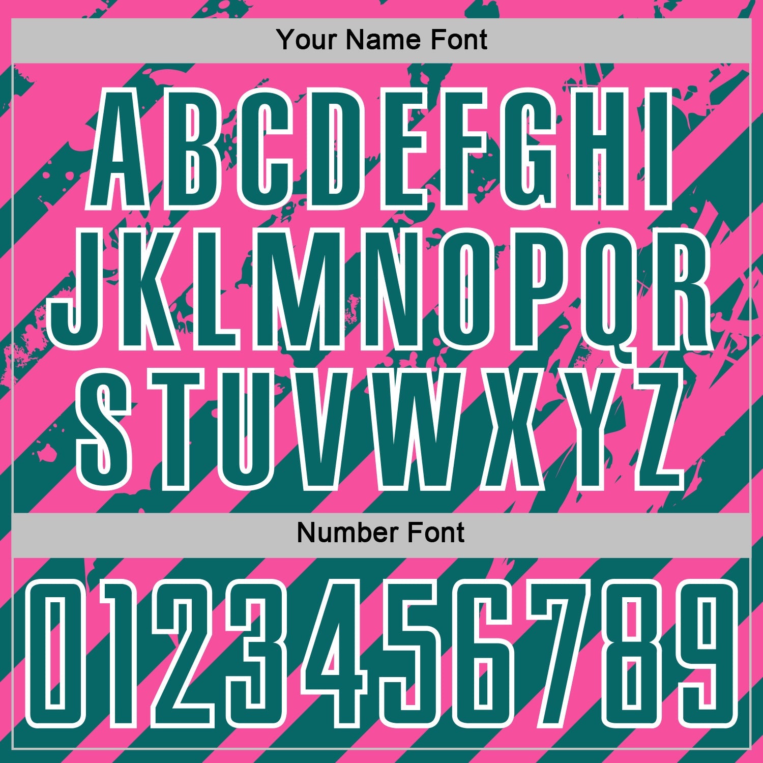 Custom Pink Teal-White Distressed Diagonal Stripe Pattern Sports Sublimation Soccer Uniform Jersey view 6