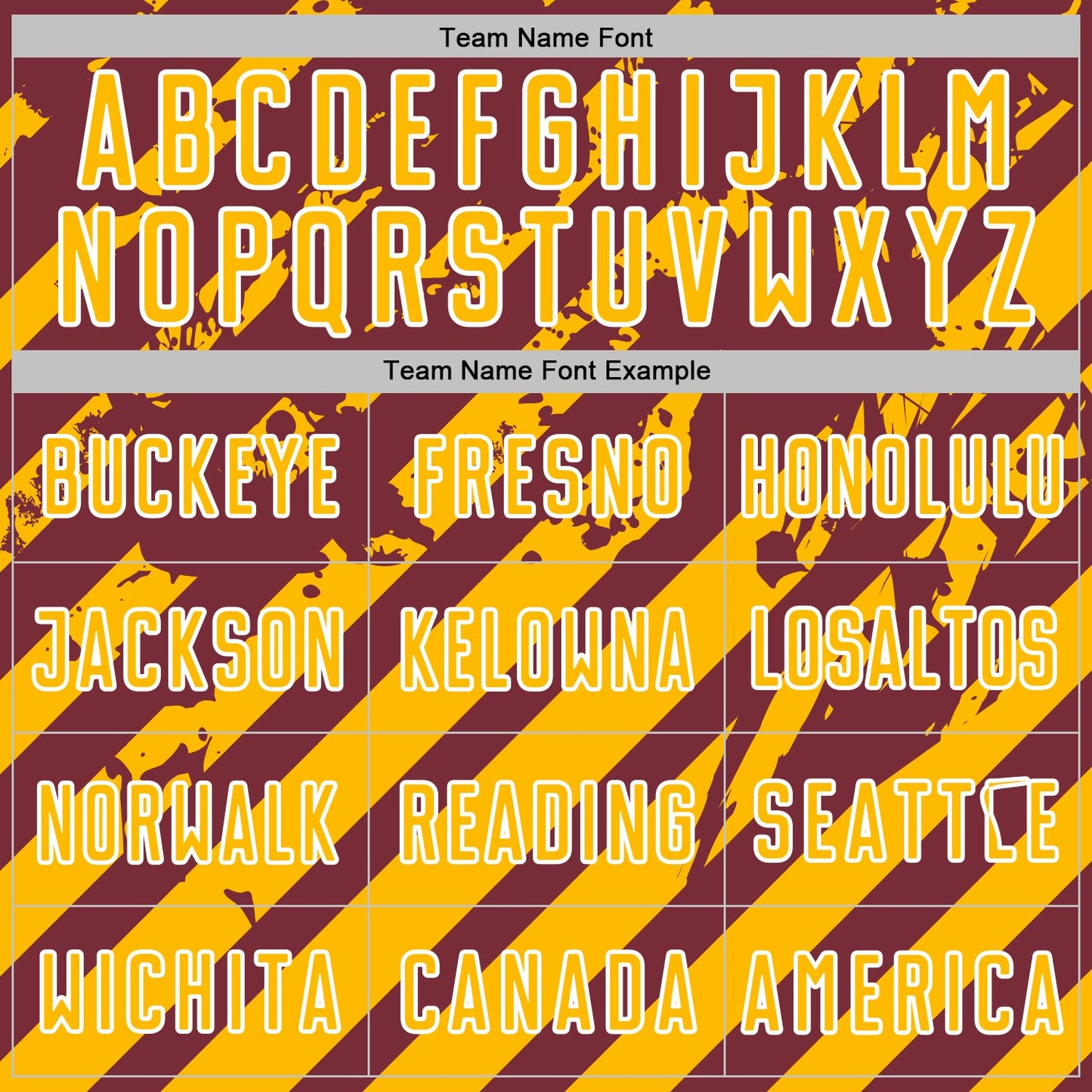 Custom Burgundy Gold-White Distressed Diagonal Stripe Pattern Sports Sublimation Soccer Uniform Jersey view 5