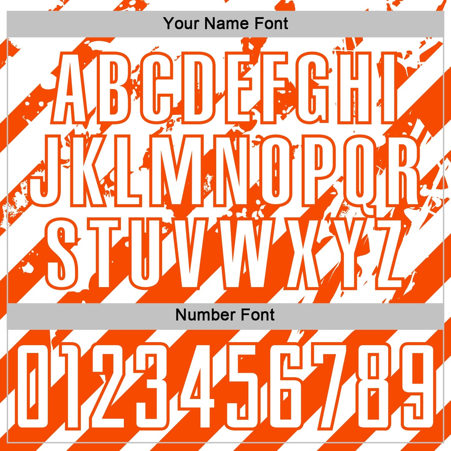 Custom White Orange Distressed Diagonal Stripe Pattern Sports Sublimation Soccer Uniform Jersey view 6