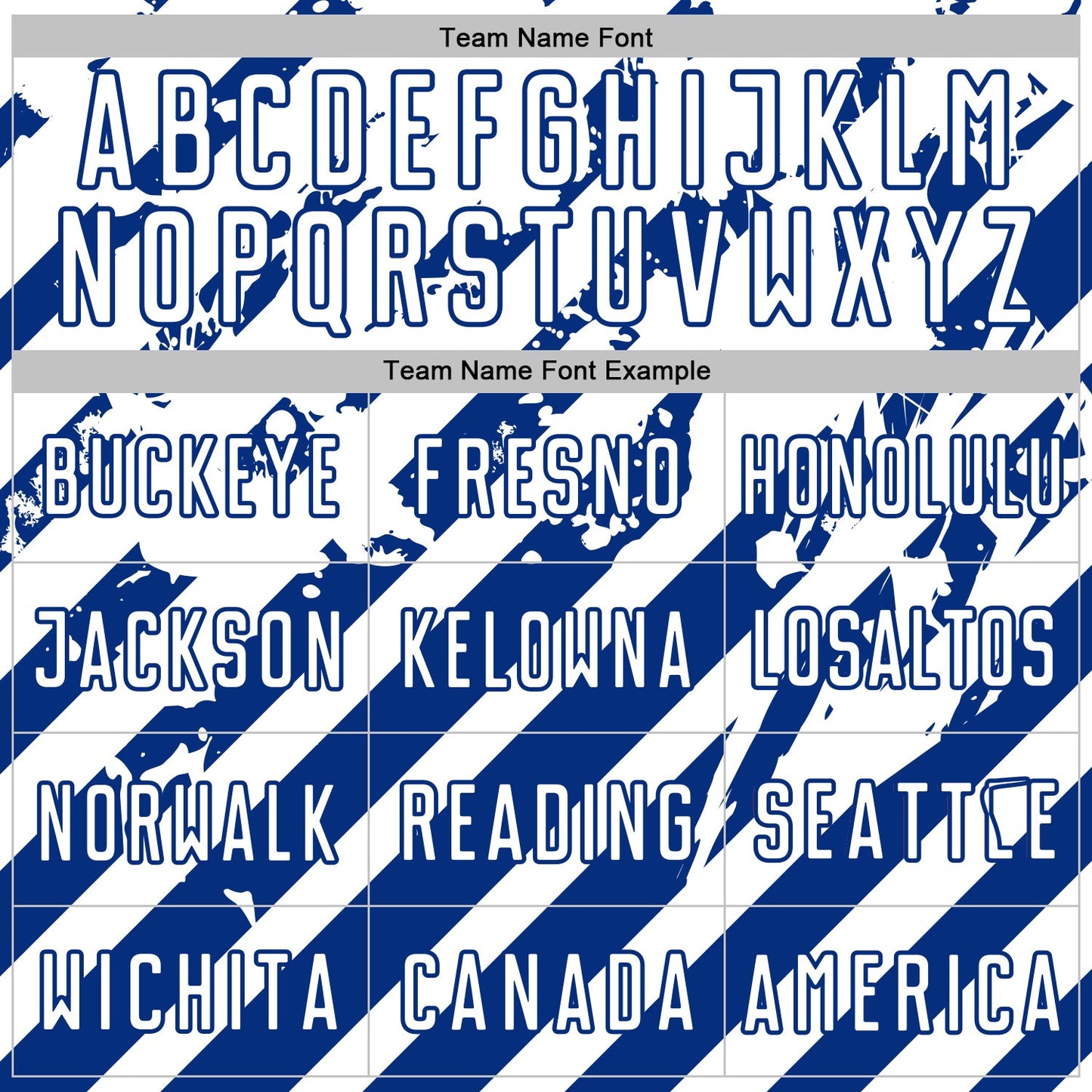 Custom White Royal Distressed Diagonal Stripe Pattern Sports Sublimation Soccer Uniform Jersey view 5