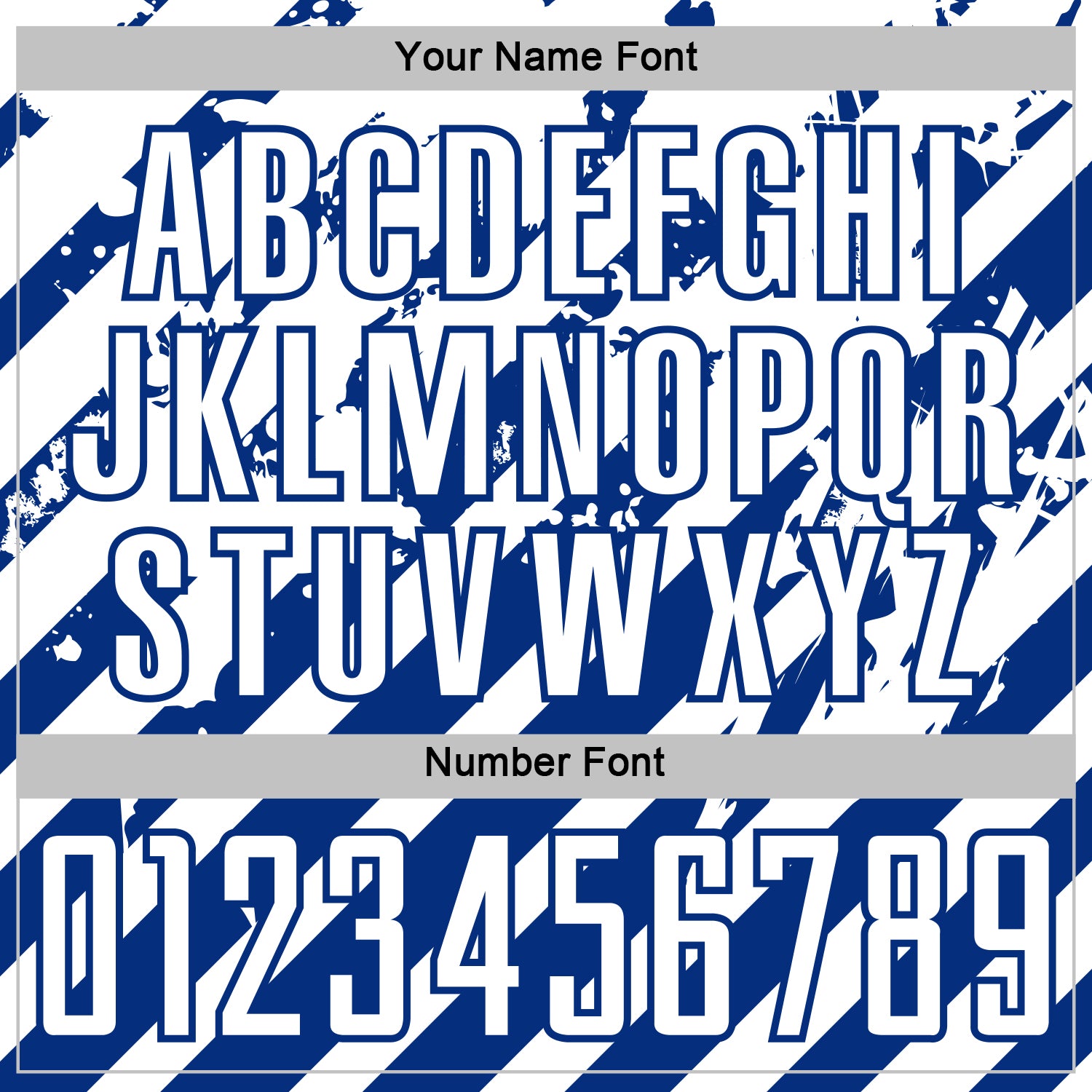 Custom White Royal Distressed Diagonal Stripe Pattern Sports Sublimation Soccer Uniform Jersey view 6