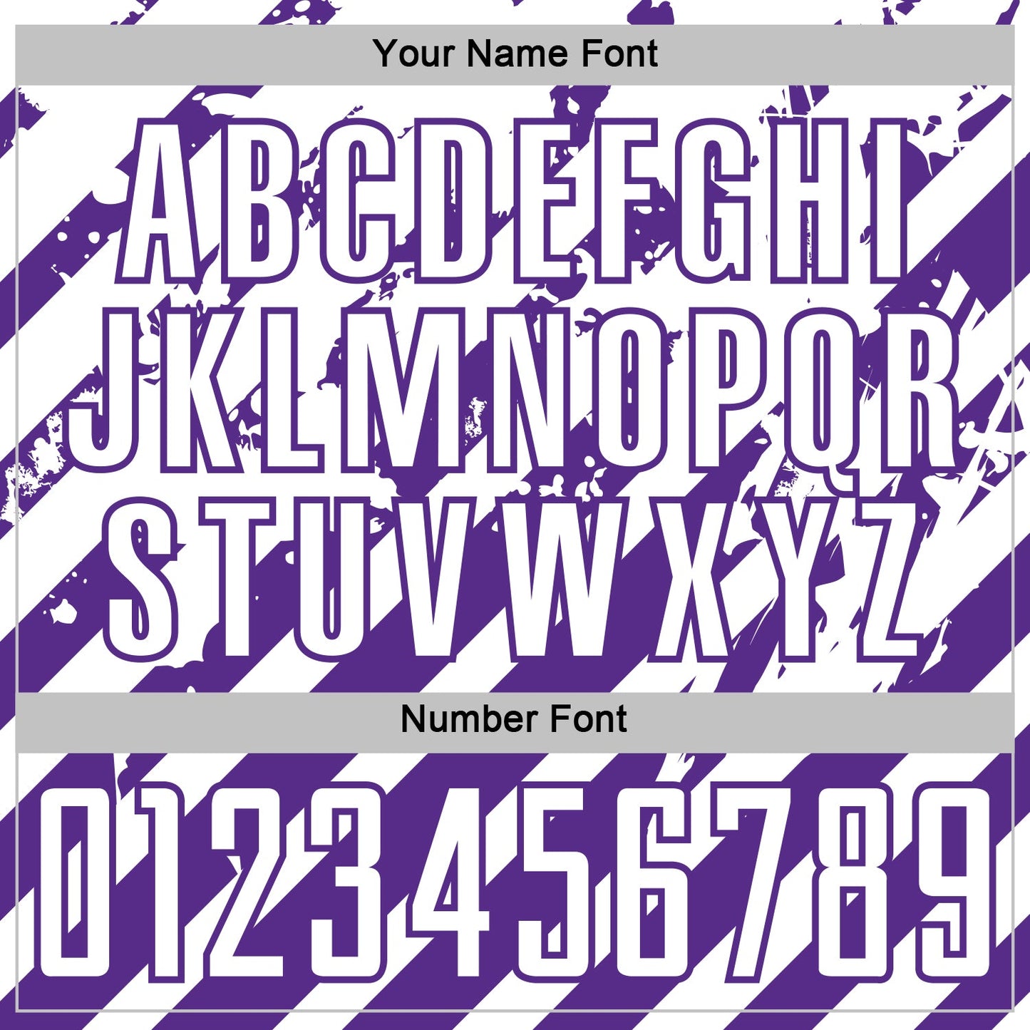 Custom White Purple Distressed Diagonal Stripe Pattern Sports Sublimation Soccer Uniform Jersey view 6