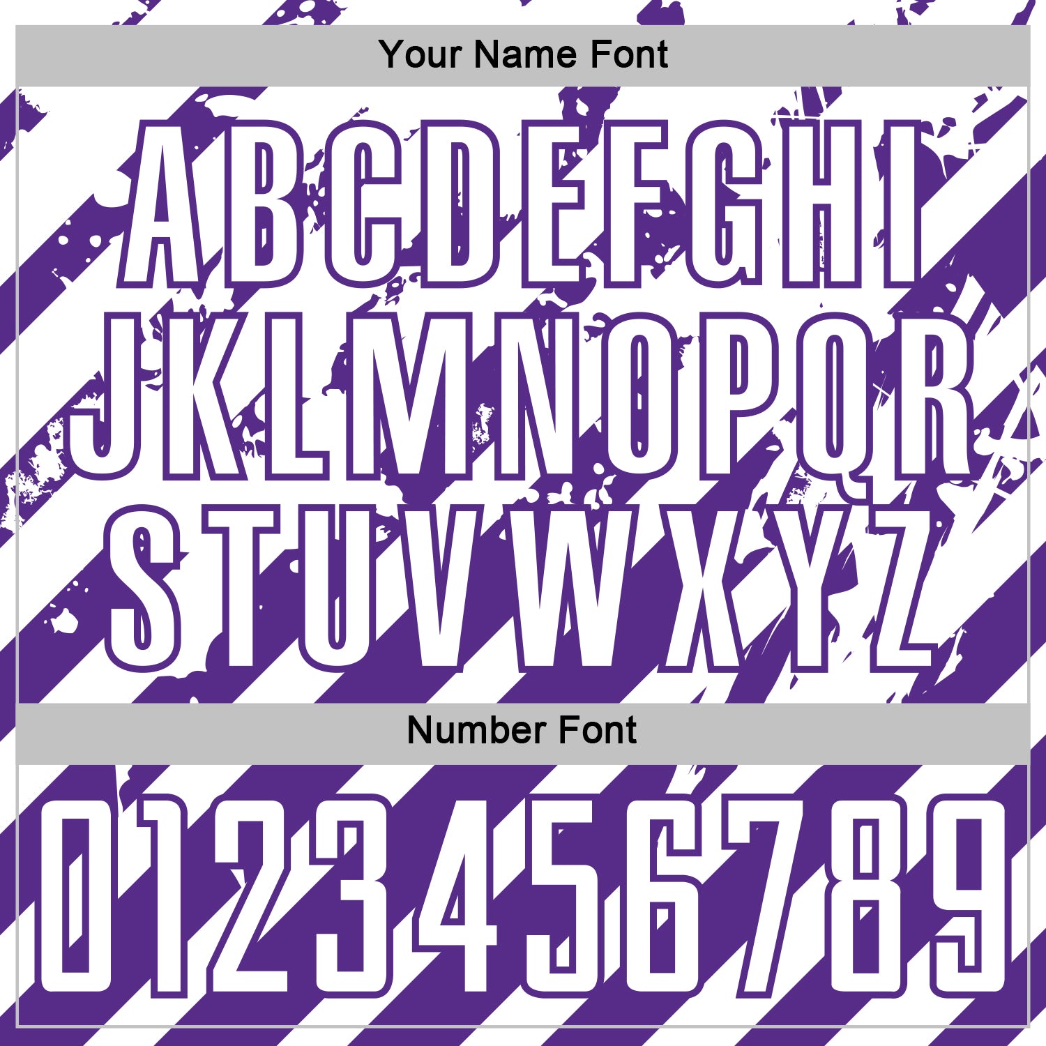 Custom White Purple Distressed Diagonal Stripe Pattern Sports Sublimation Soccer Uniform Jersey view 6