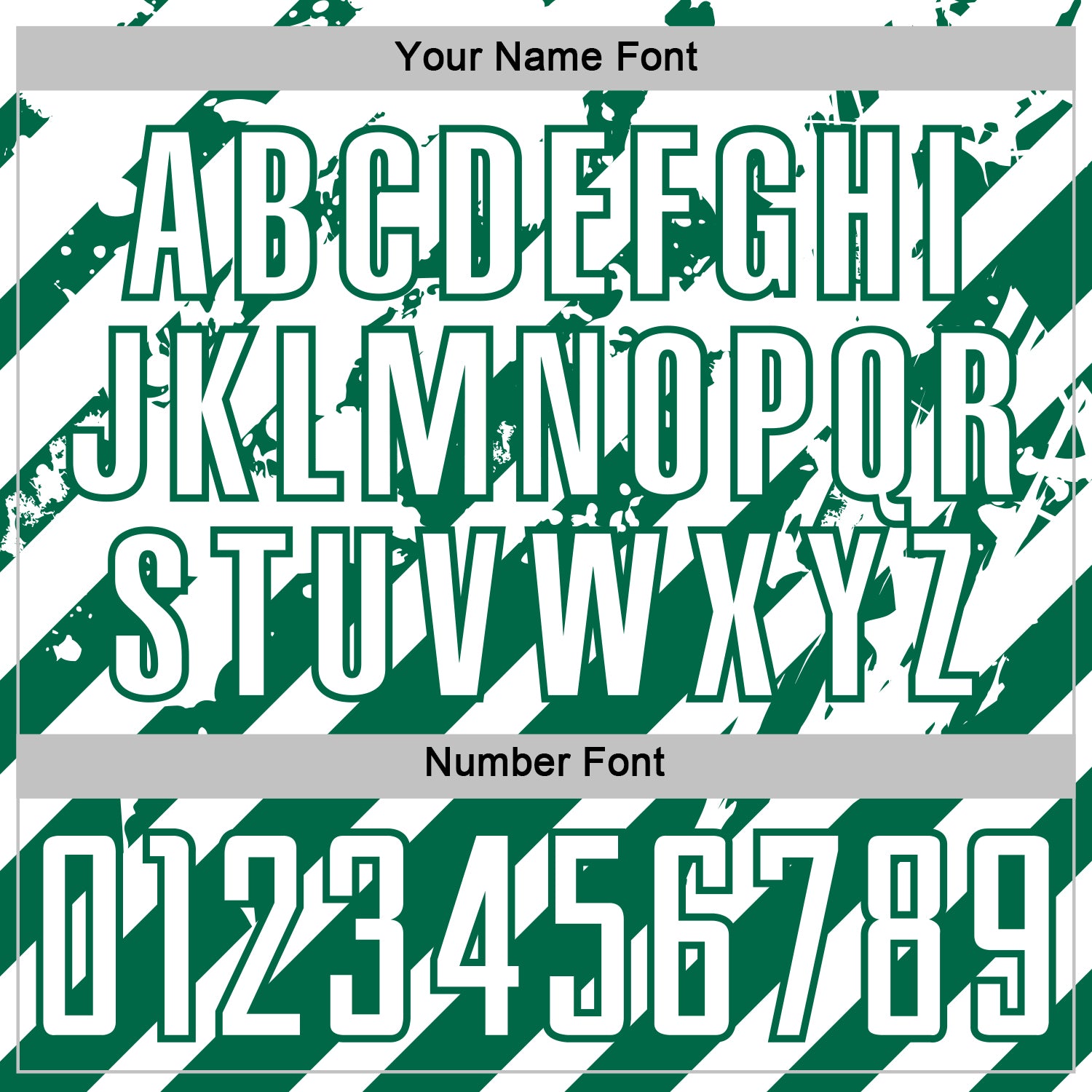Custom White Kelly Green Distressed Diagonal Stripe Pattern Sports Sublimation Soccer Uniform Jersey view 6