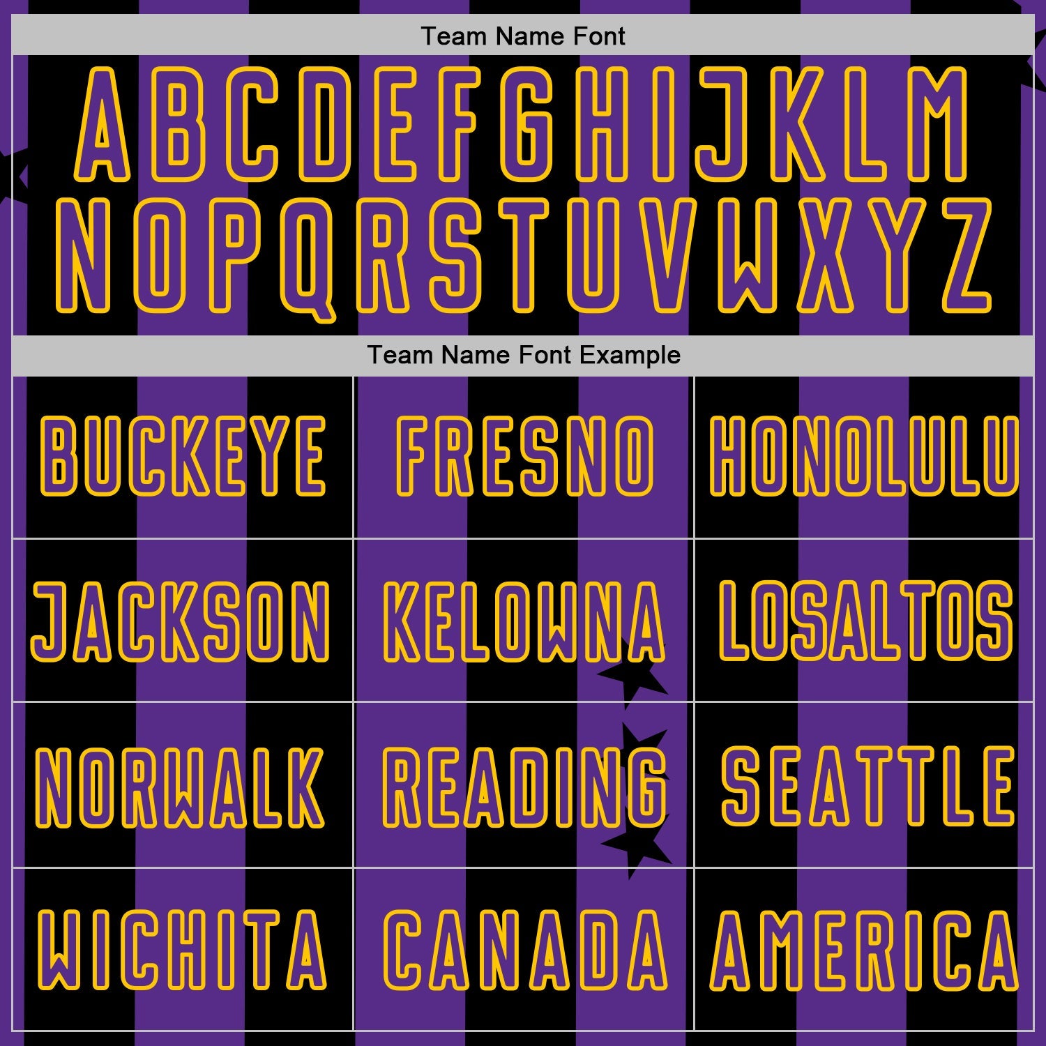 Custom Black Purple-Yellow Stars And Stripes Sports Sublimation Soccer Uniform Jersey view 5