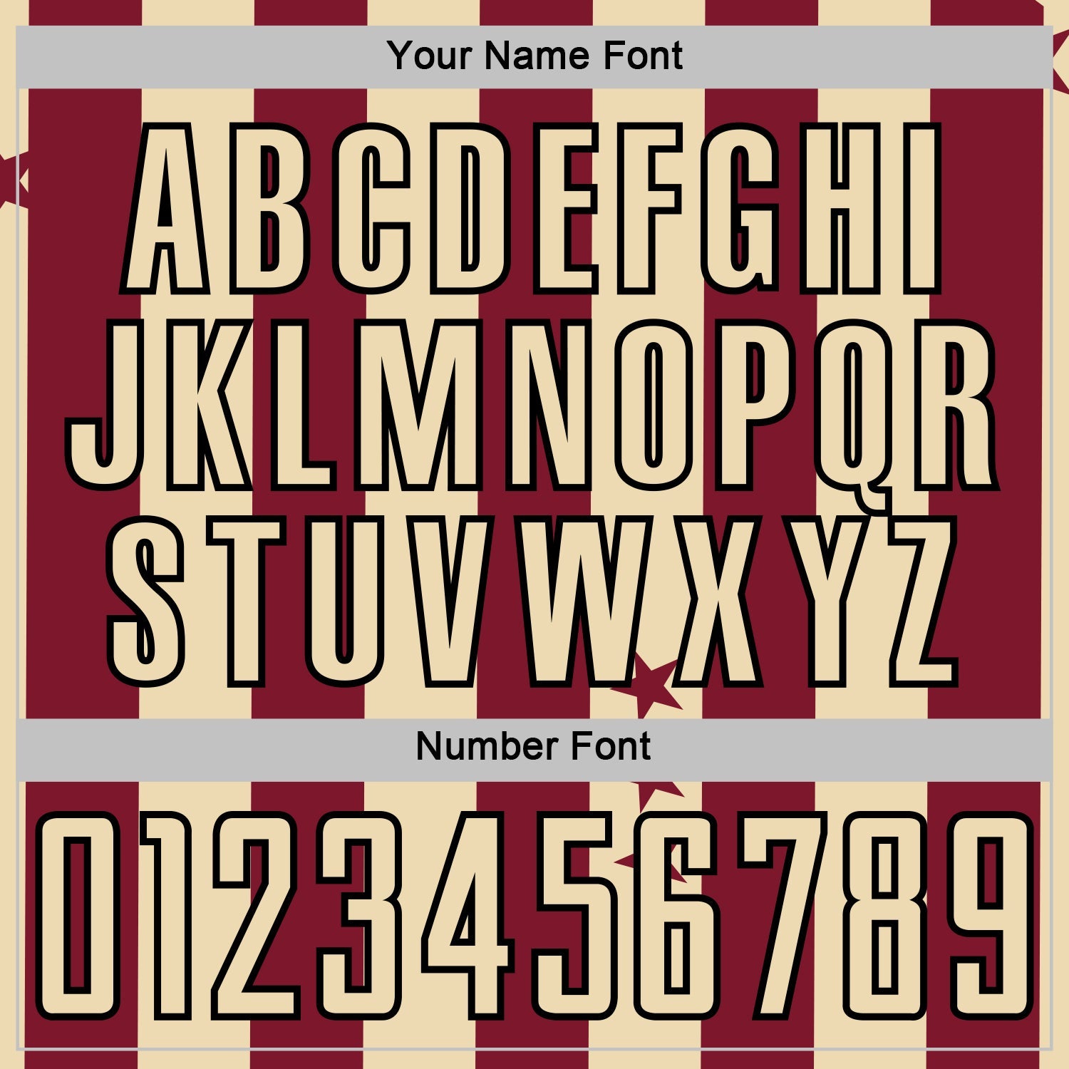 Custom Crimson Cream-Black Stars And Stripes Sports Sublimation Soccer Uniform Jersey view 6
