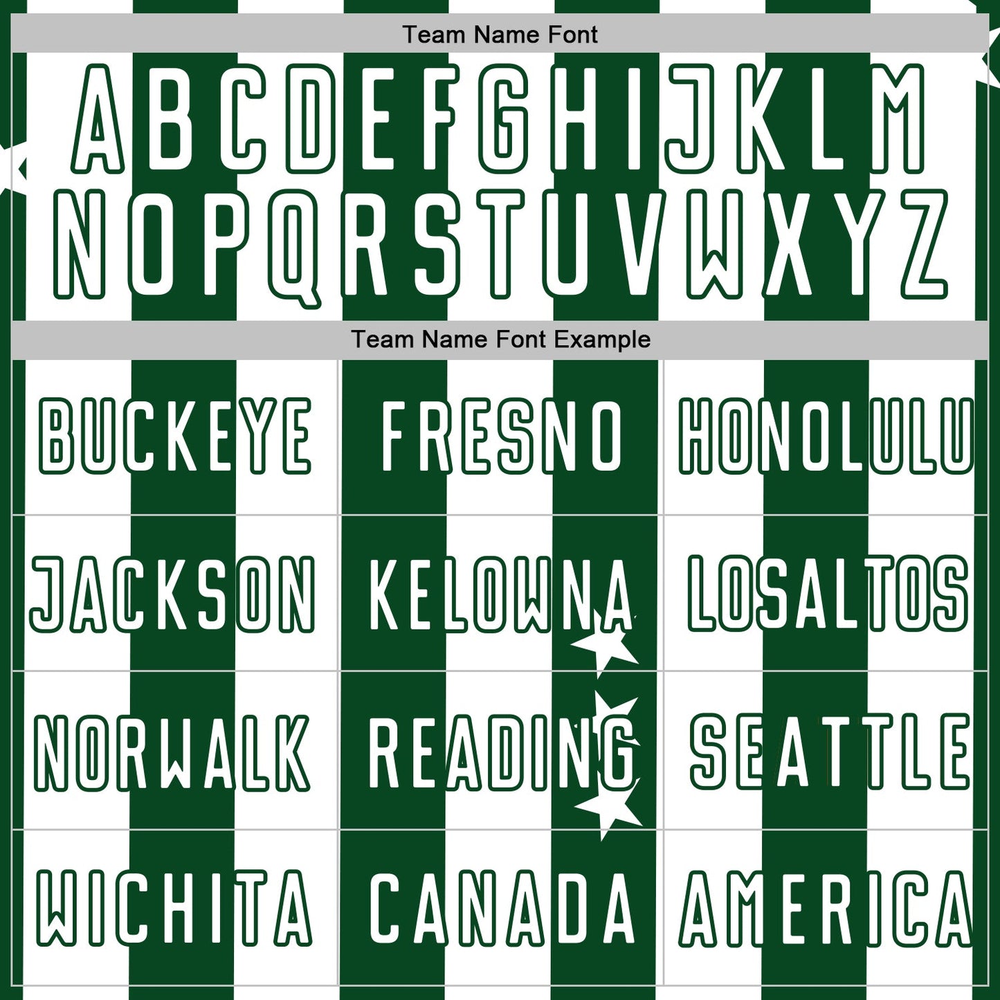 Custom White Green Stars And Stripes Sports Sublimation Soccer Uniform Jersey view 5