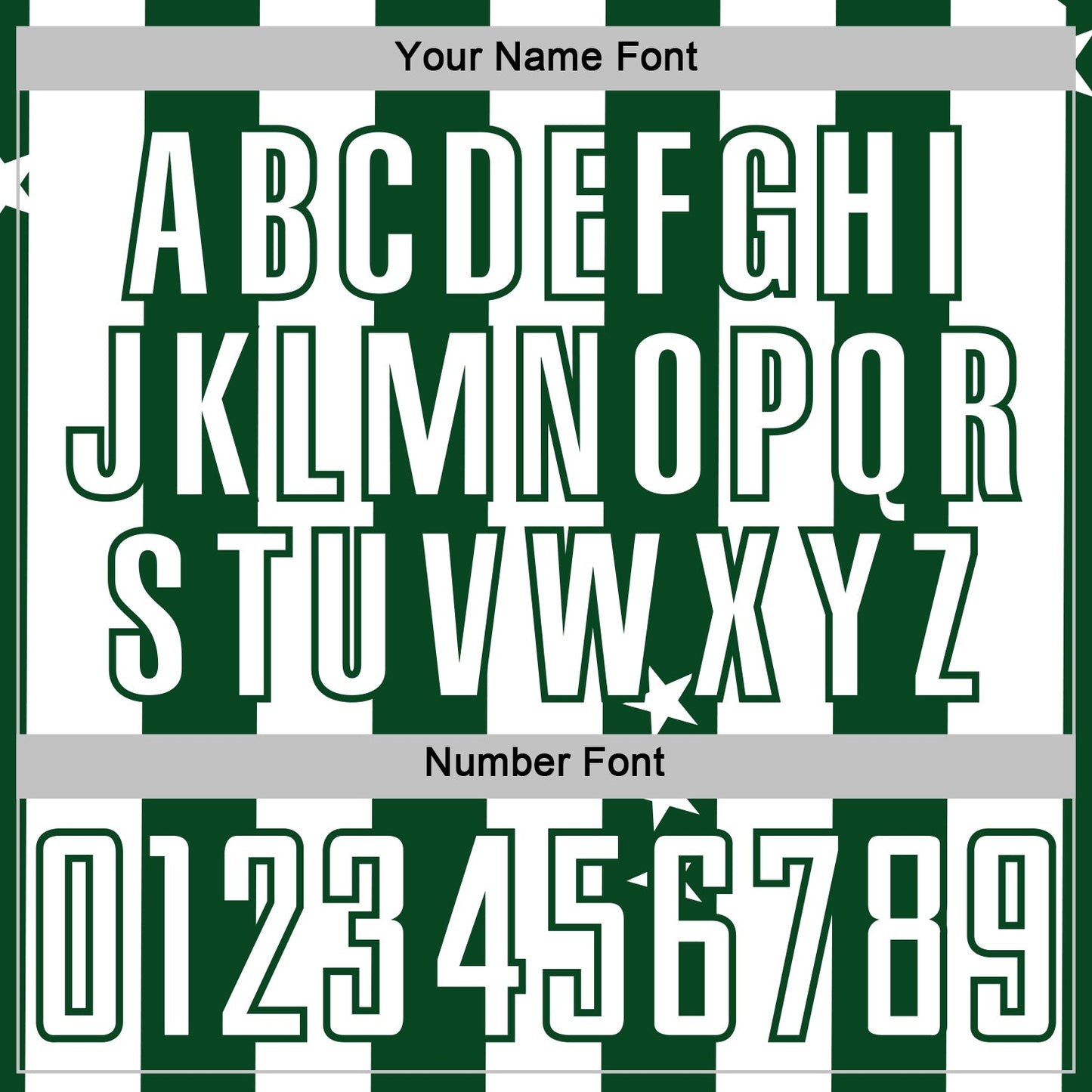 Custom White Green Stars And Stripes Sports Sublimation Soccer Uniform Jersey view 6