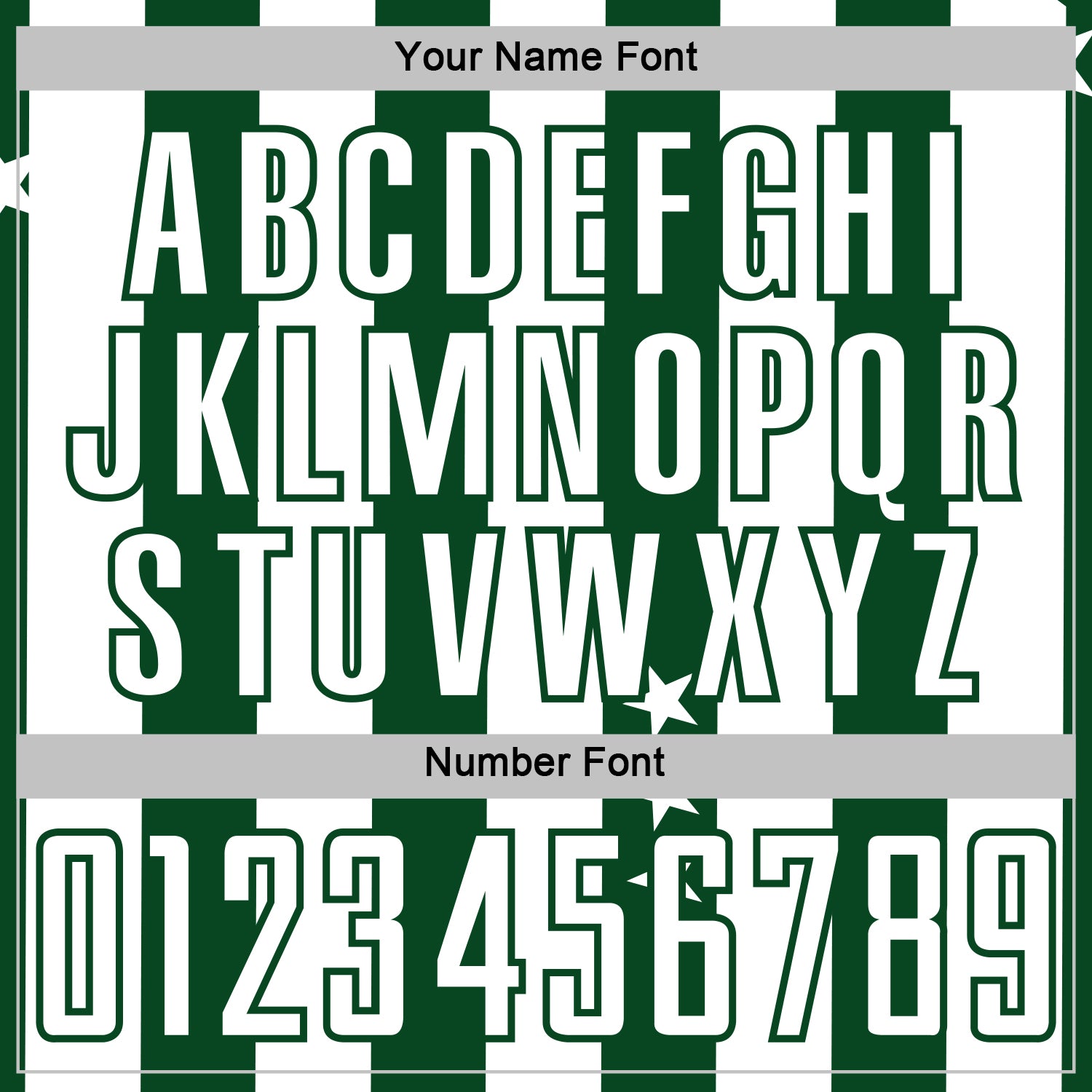 Custom White Green Stars And Stripes Sports Sublimation Soccer Uniform Jersey view 6