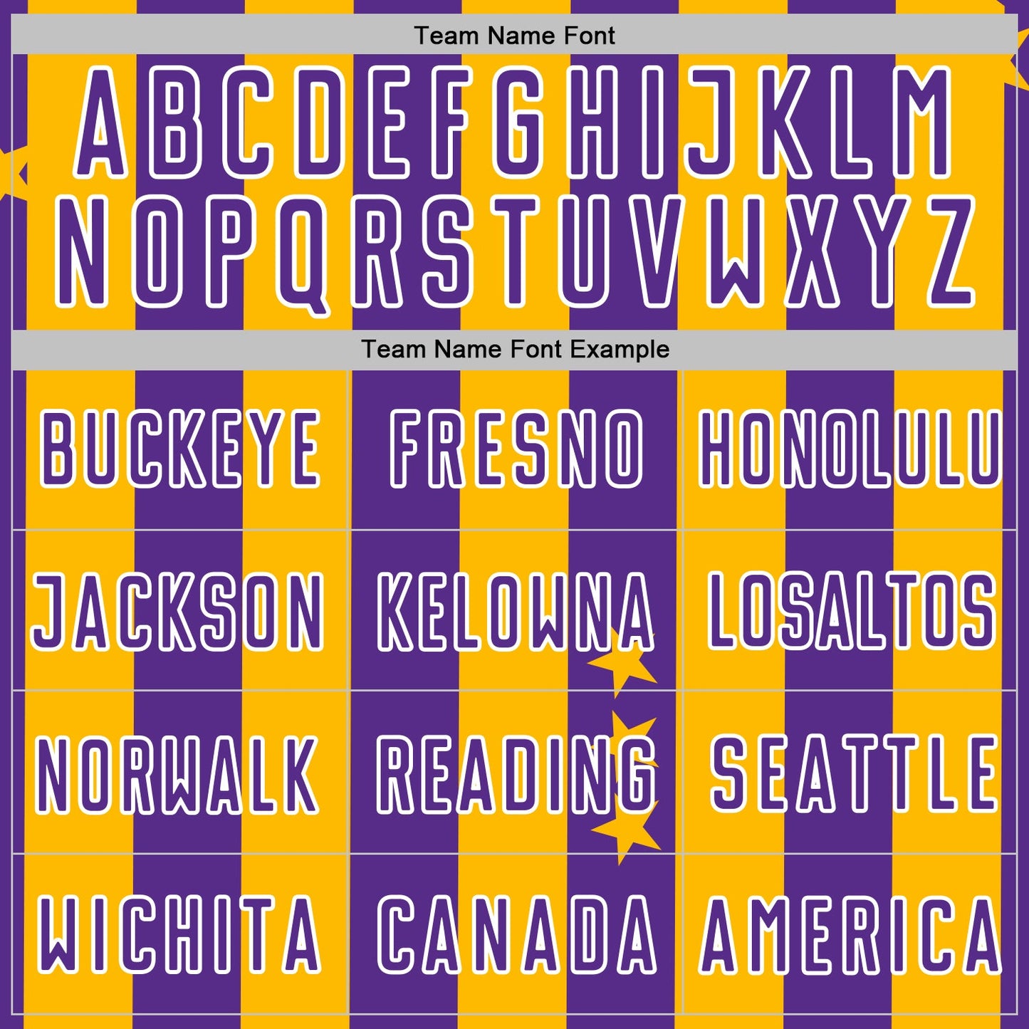 Custom Gold Purple-White Stars And Stripes Sports Sublimation Soccer Uniform Jersey view 5