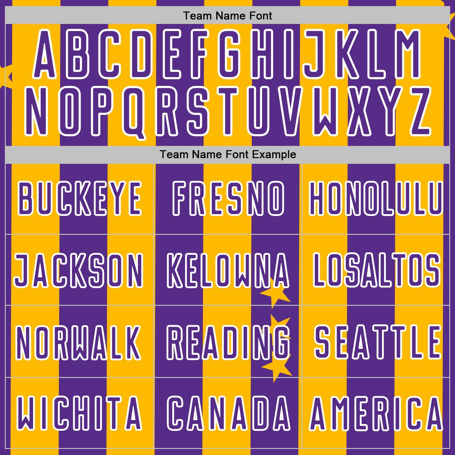 Custom Gold Purple-White Stars And Stripes Sports Sublimation Soccer Uniform Jersey view 5