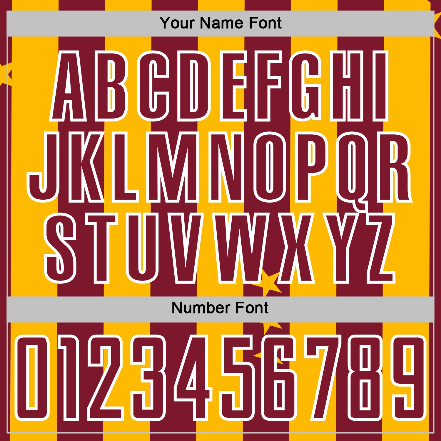 Custom Gold Crimson-White Stars And Stripes Sports Sublimation Soccer Uniform Jersey view 6