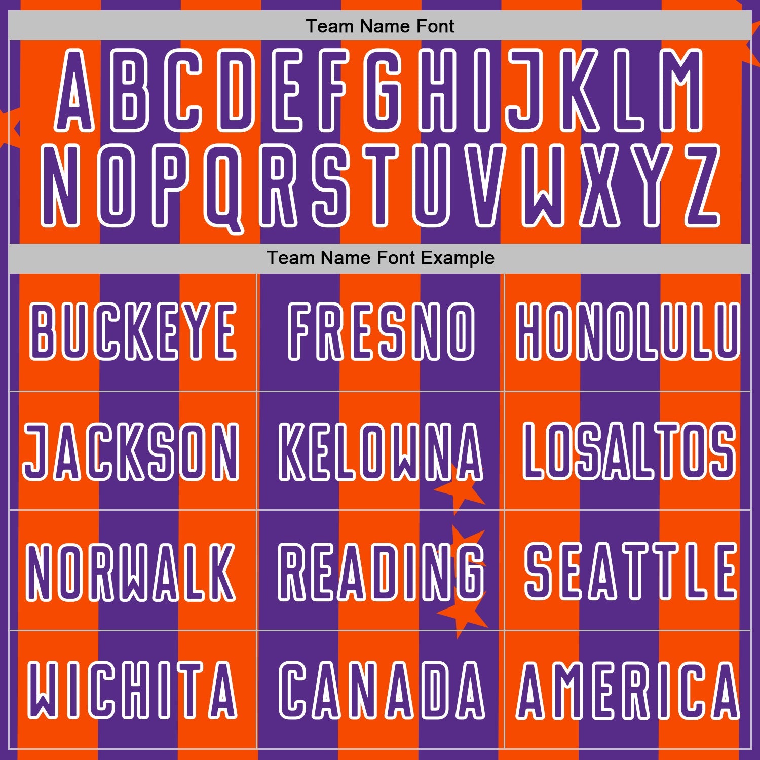 Custom Orange Purple-White Stars And Stripes Sports Sublimation Soccer Uniform Jersey view 5