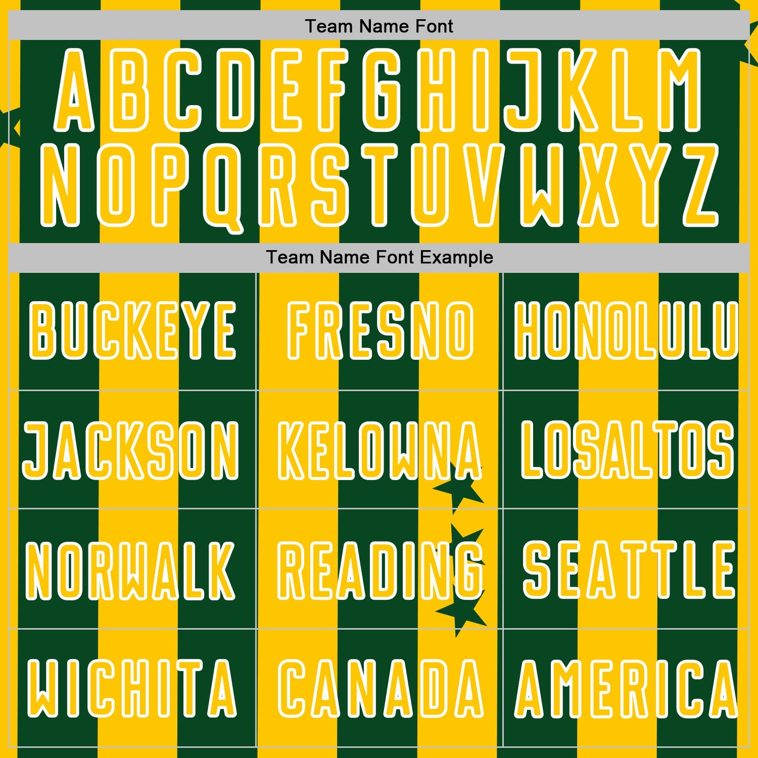 Custom Green Yellow-White Stars And Stripes Sports Sublimation Soccer Uniform Jersey view 5