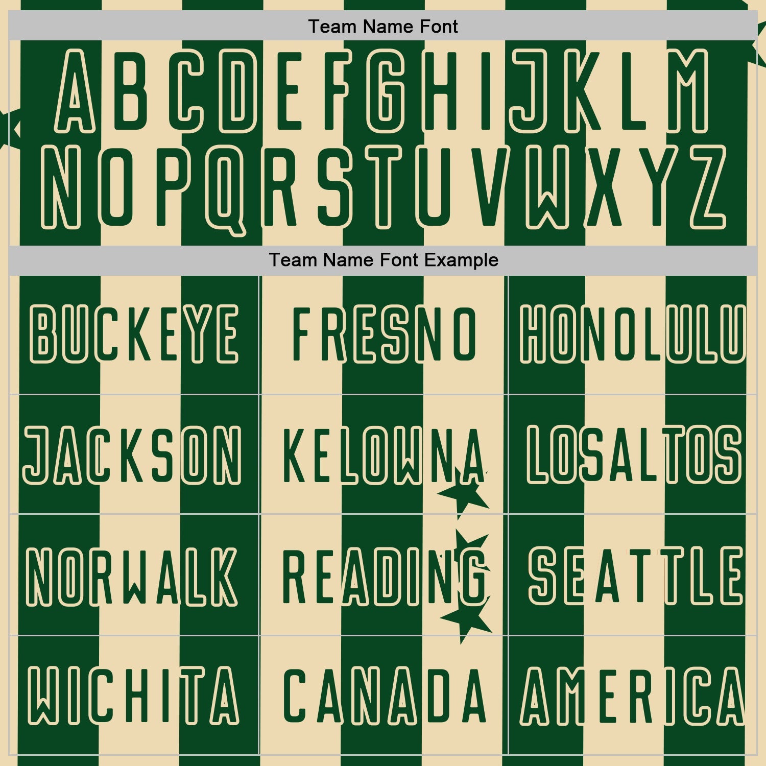 Custom Green Cream Stars And Stripes Sports Sublimation Soccer Uniform Jersey view 5