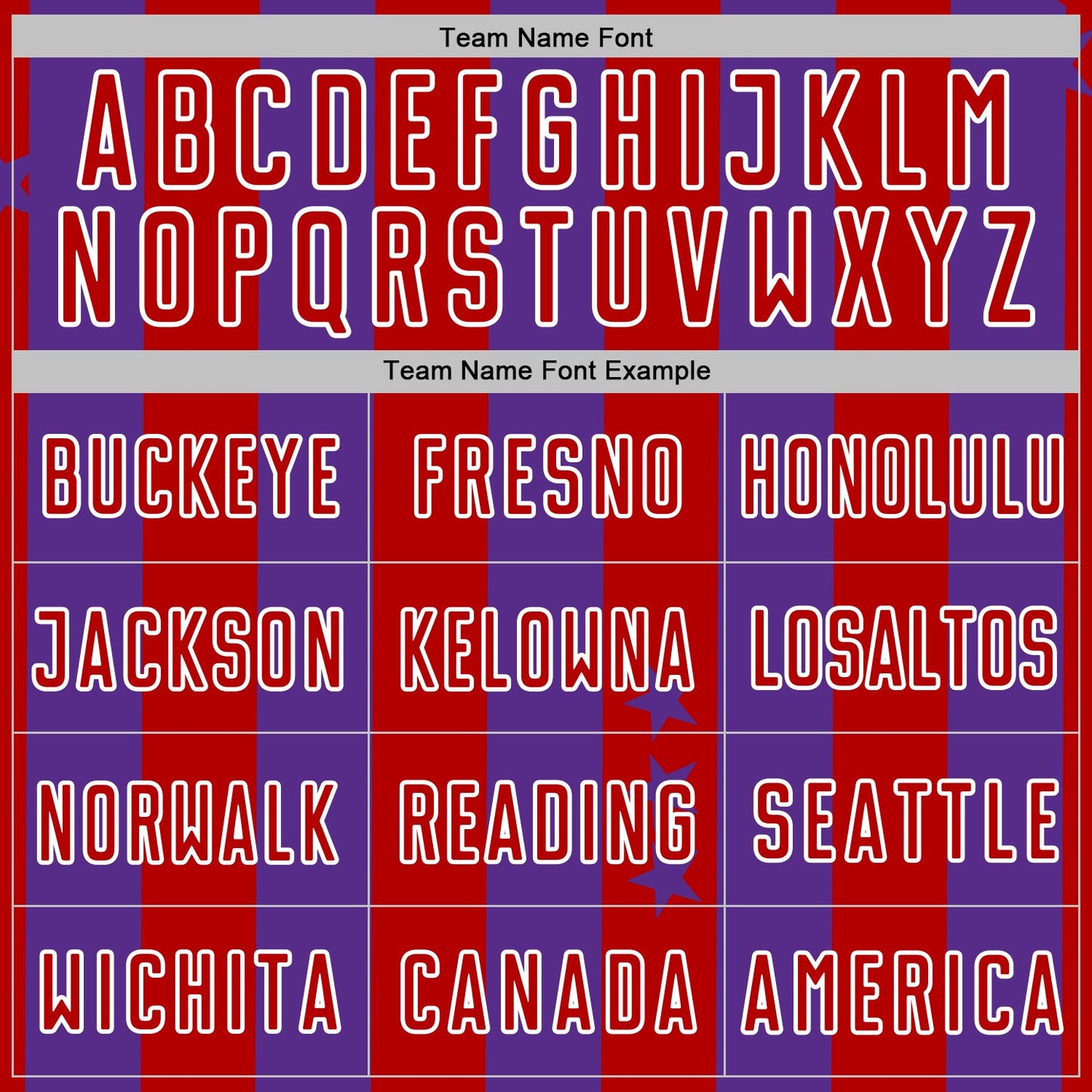 Custom Purple Red-White Stars And Stripes Sports Sublimation Soccer Uniform Jersey view 5