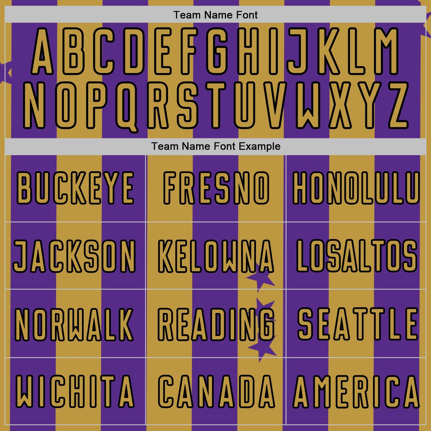 Custom Purple Old Gold-Black Stars And Stripes Sports Sublimation Soccer Uniform Jersey view 5