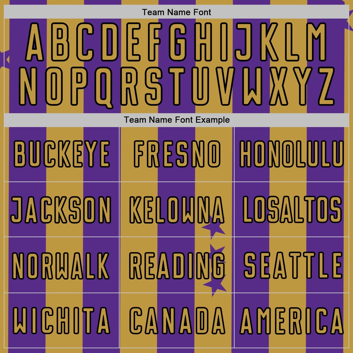 Custom Purple Old Gold-Black Stars And Stripes Sports Sublimation Soccer Uniform Jersey view 5