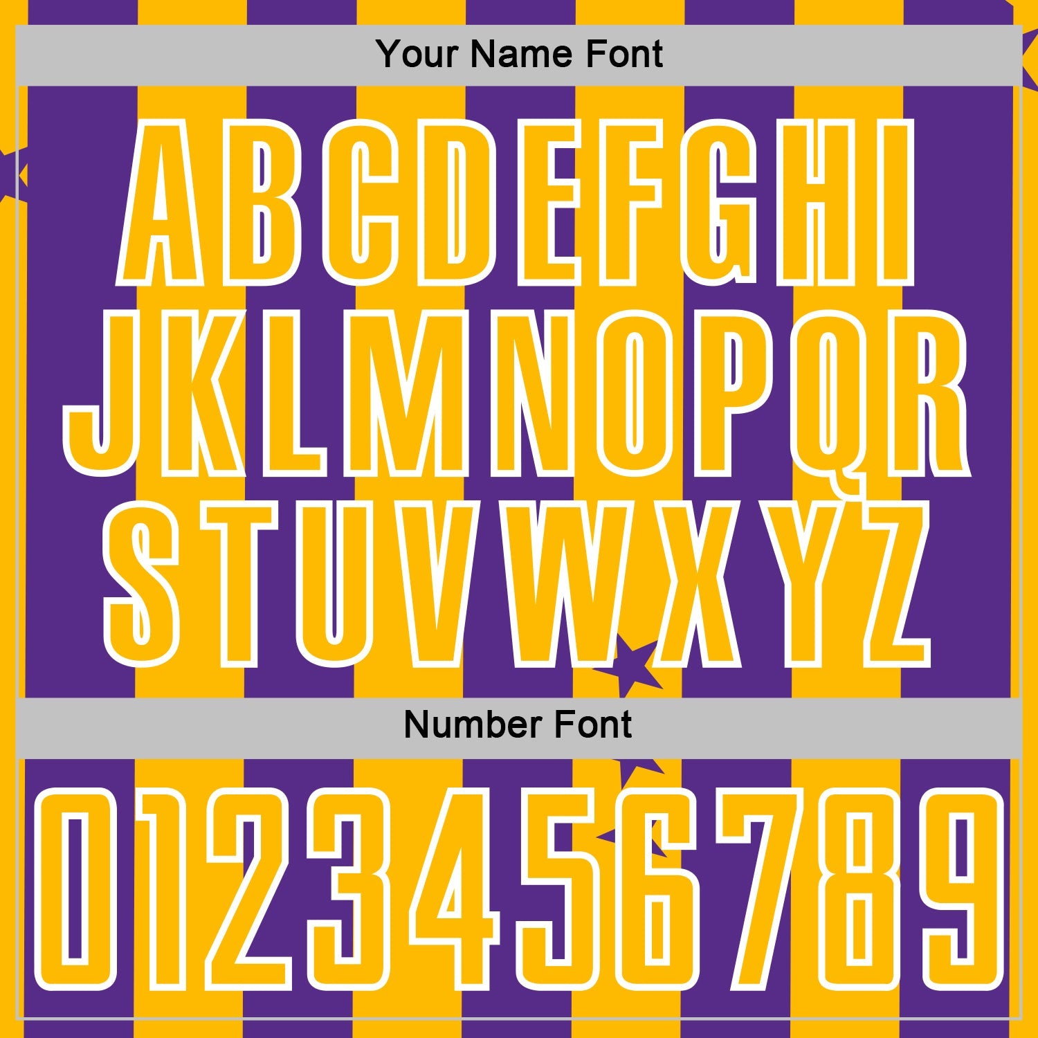 Custom Purple Gold-Black Stars And Stripes Sports Sublimation Soccer Uniform Jersey view 6