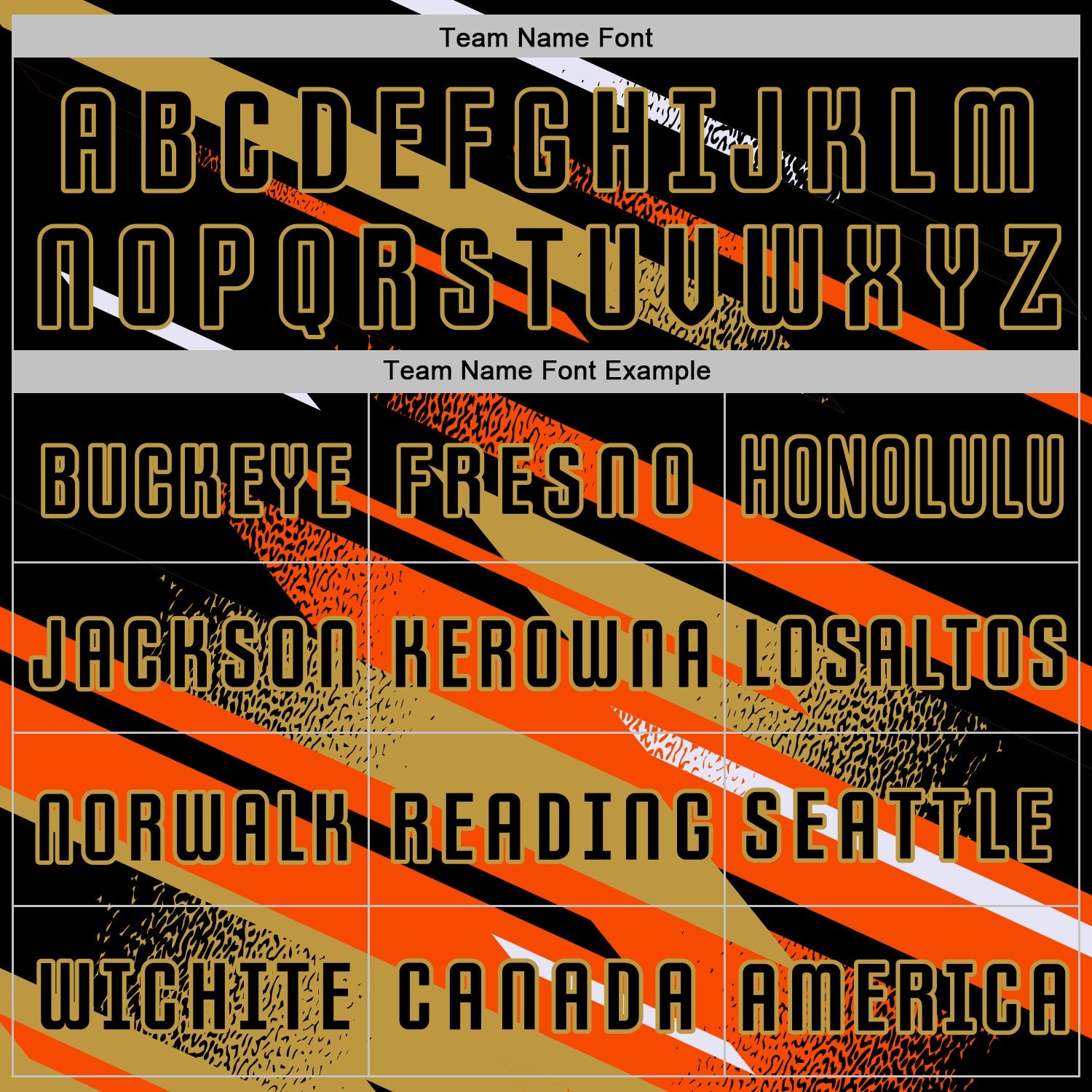 Custom Black Orange Old Gold-White Grunge Stripe And Grainy Sports Sublimation Soccer Uniform Jersey view 5